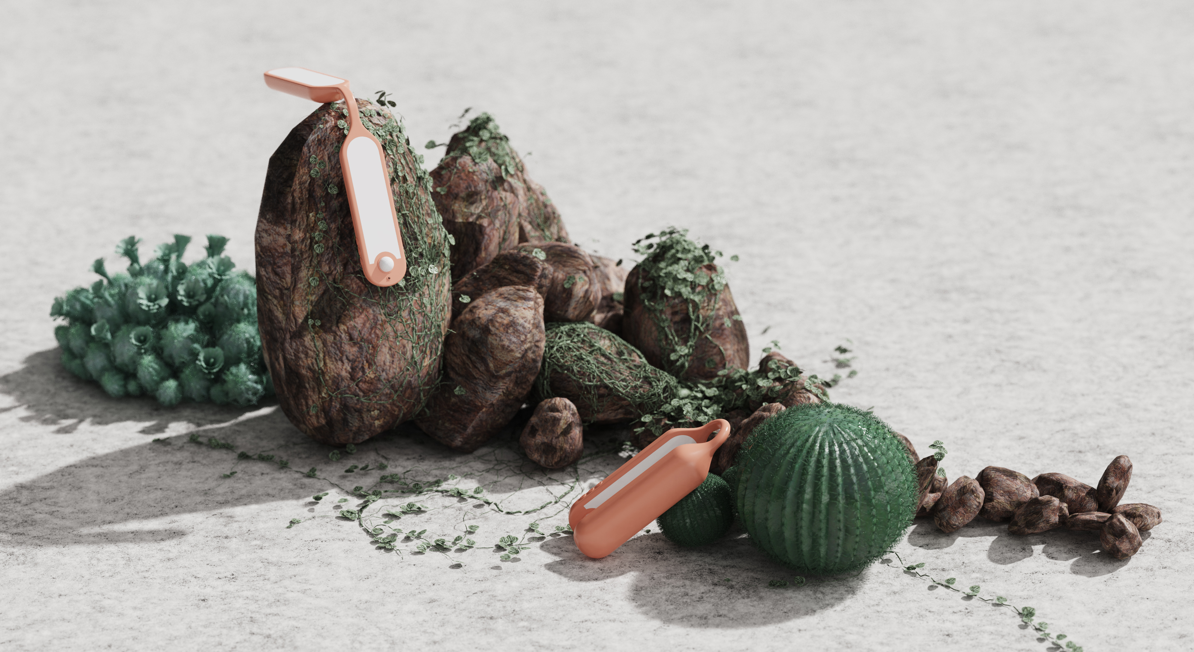 product design，Lamp design，Random placement，Folding lamp，Sports light，soft，perceptual，