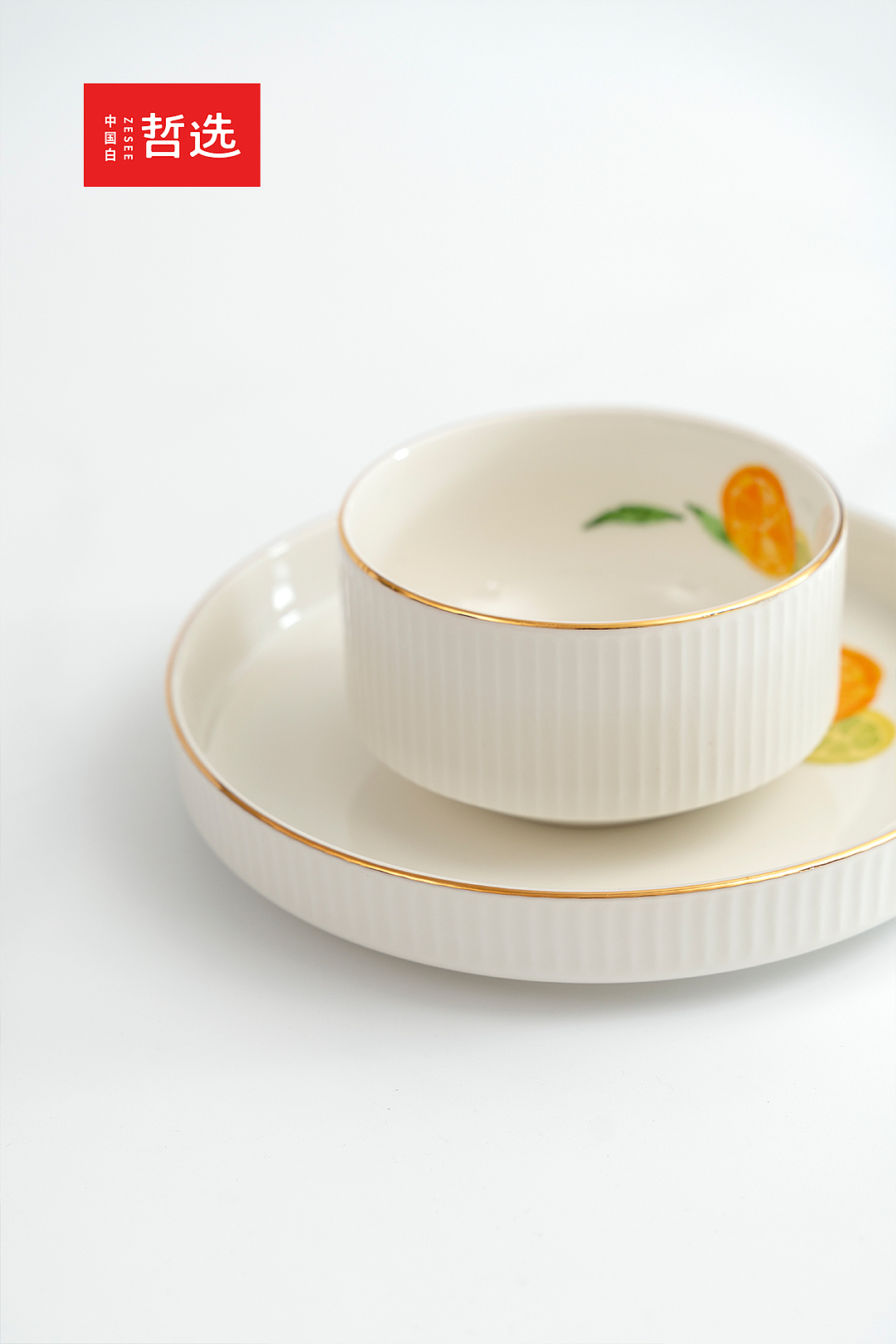 Home Furnishing，Chinese white，ceramics，Dinner plate，tableware，