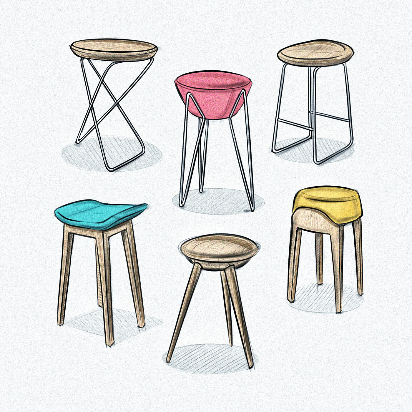 industrial design，product design，Sketch，Digital rendering，Hand drawn manuscript，Hand drawn collection，