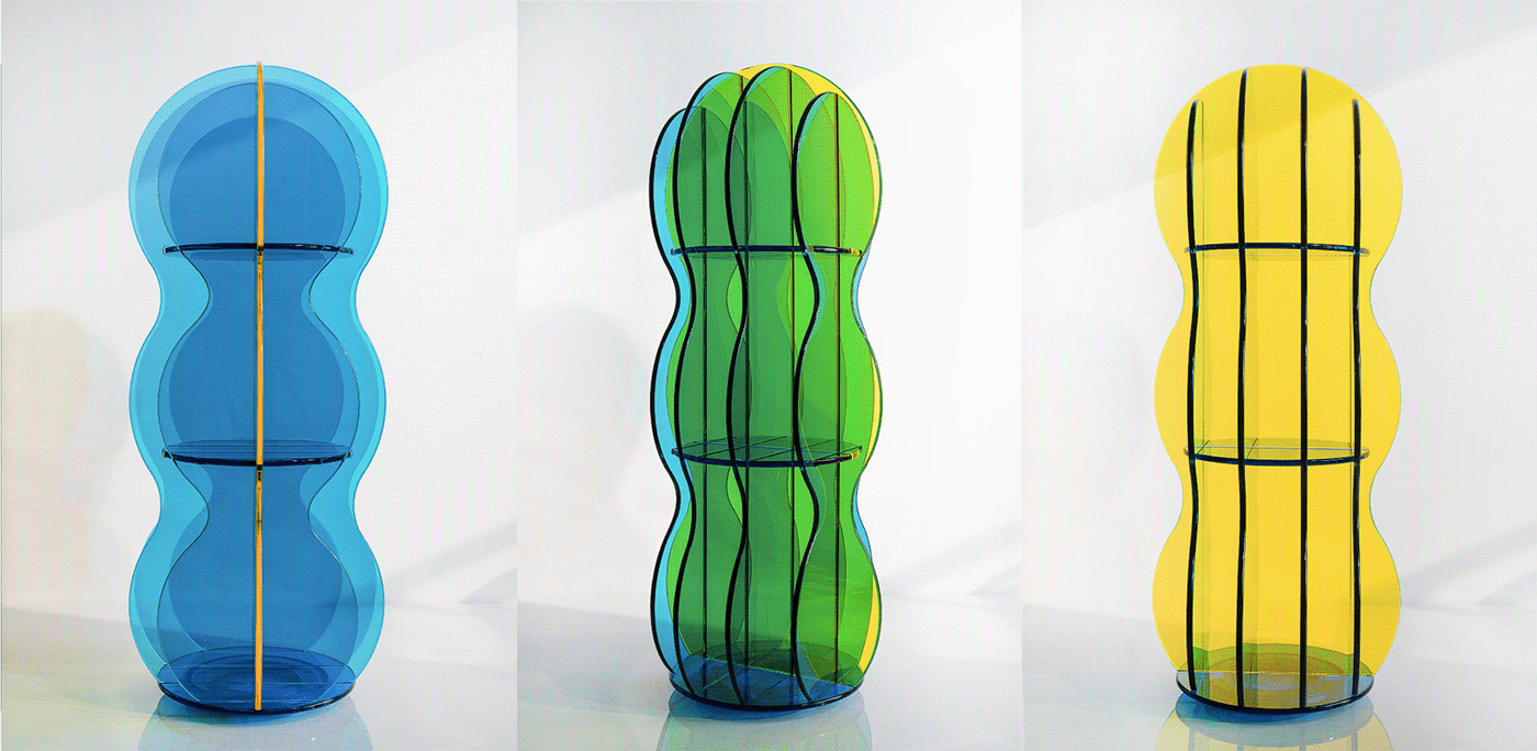 Brocoli，bookshelf，furniture，originality，