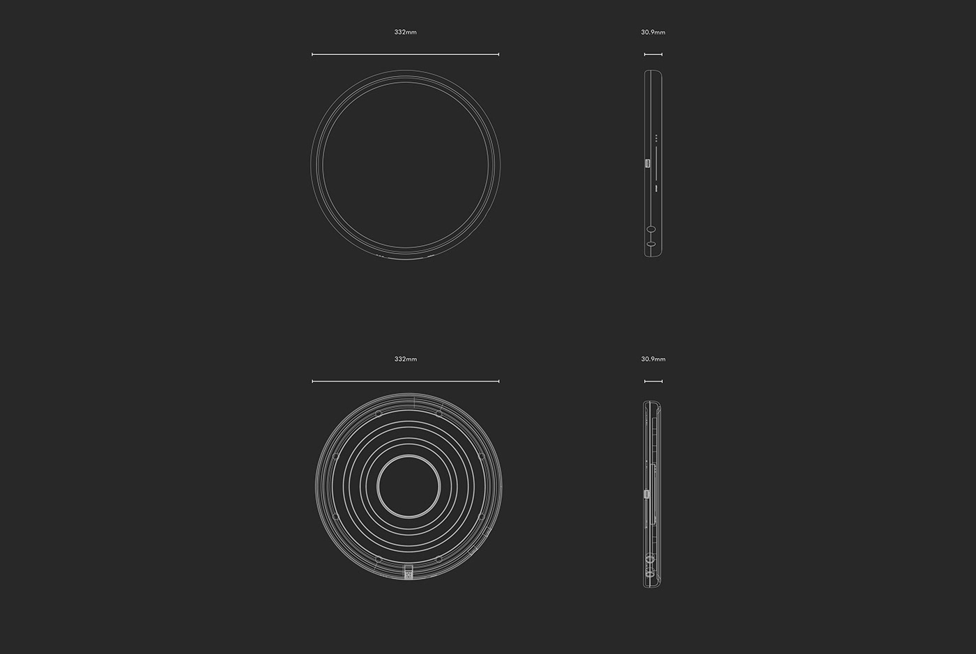 Star clock，product design，industrial design，Clock，Wall clock，Astrace，black，circular，