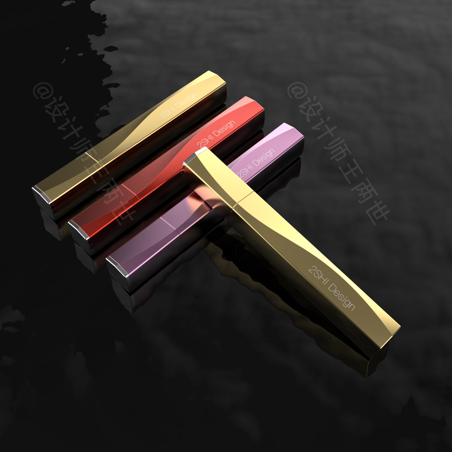 Lip Glaze，Cosmetics，packing design，