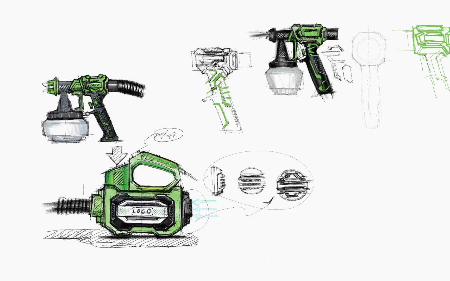 Spray gun，Electric tool，