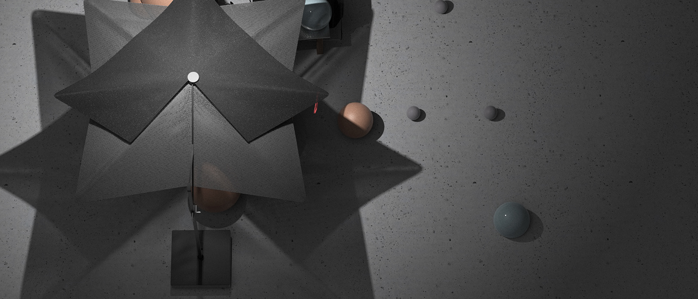 outdoors，umbrella，visualization，