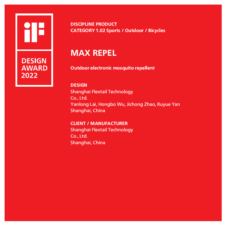 mosquito repellent，If Award，outdoors，