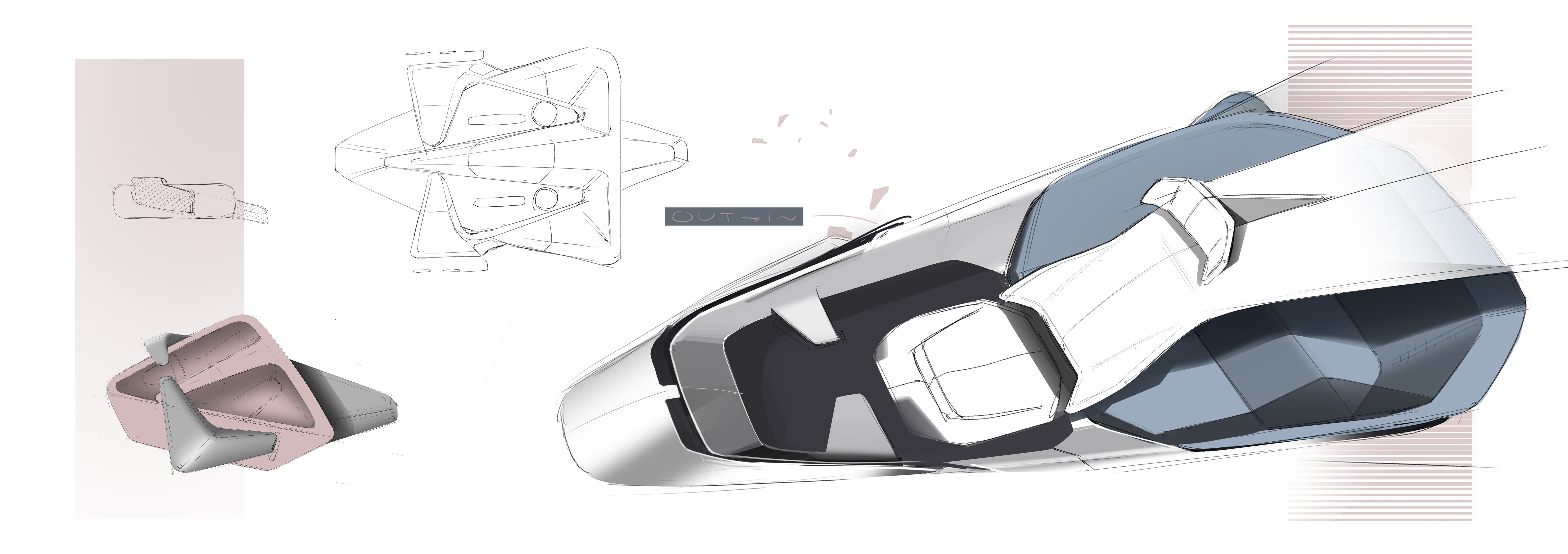 Automobile design，conceptual design，3d，Automotive interior design，Interior Design of Super Sports Car，Vehicle design，product design，Atmosphere sense，