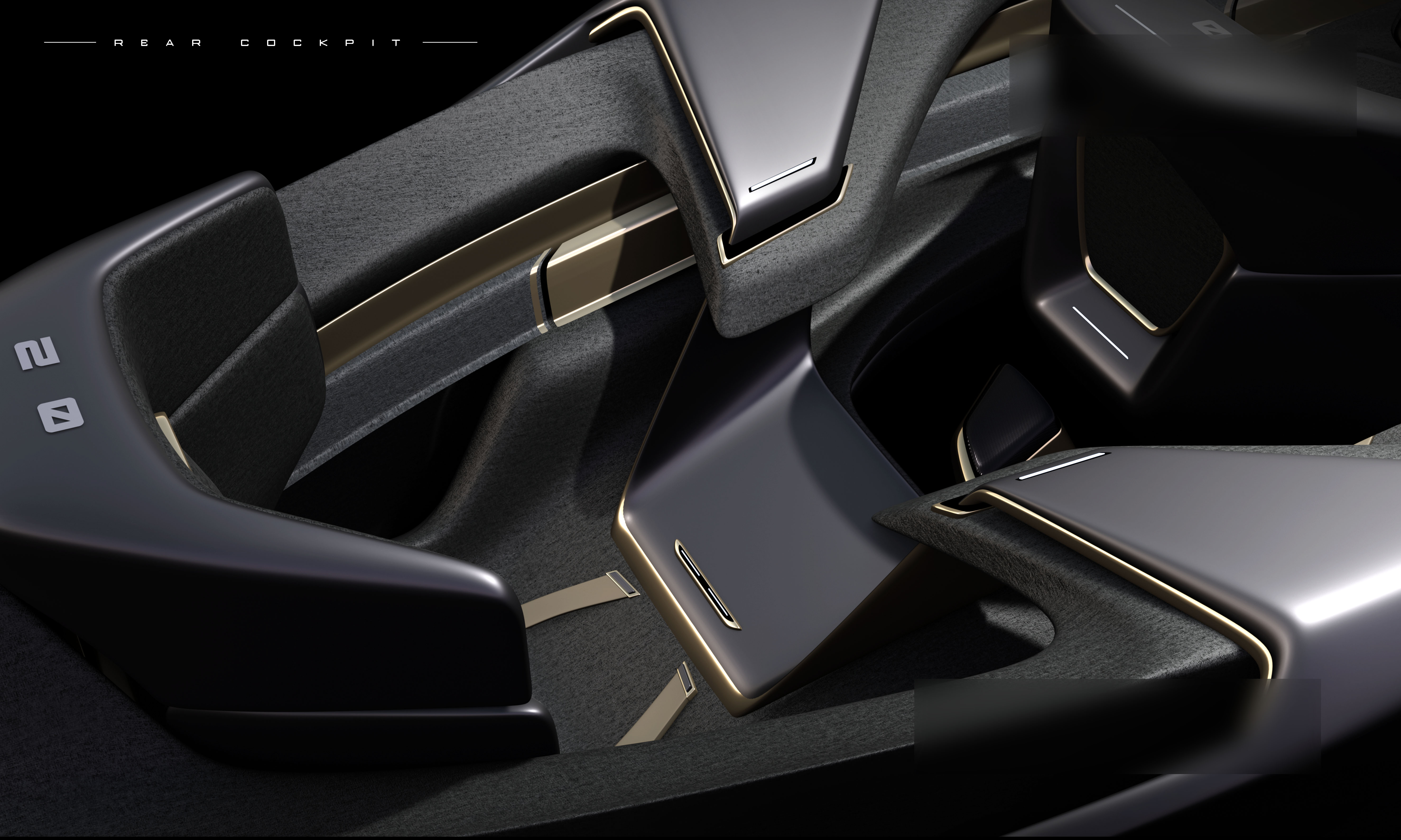 Automobile design，conceptual design，3d，Automotive interior design，Interior Design of Super Sports Car，Vehicle design，product design，Atmosphere sense，