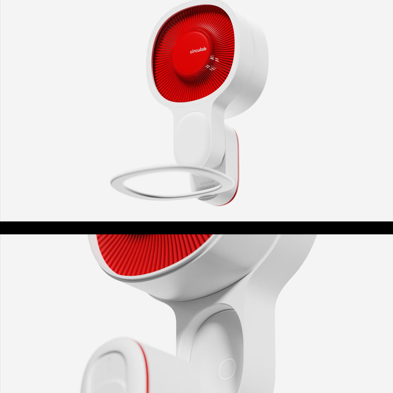 modularization，product design，sustainable，originality，hair drier，Air purification，gules，white，