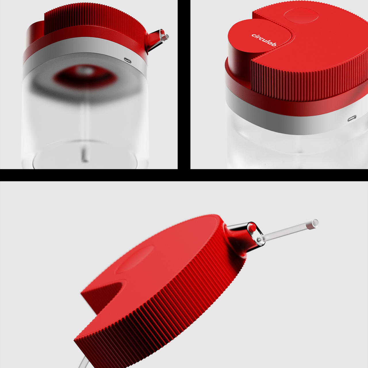 modularization，product design，sustainable，originality，hair drier，Air purification，gules，white，