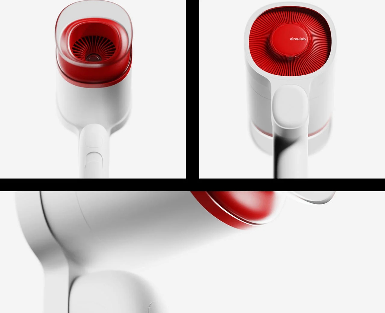 modularization，product design，sustainable，originality，hair drier，Air purification，gules，white，