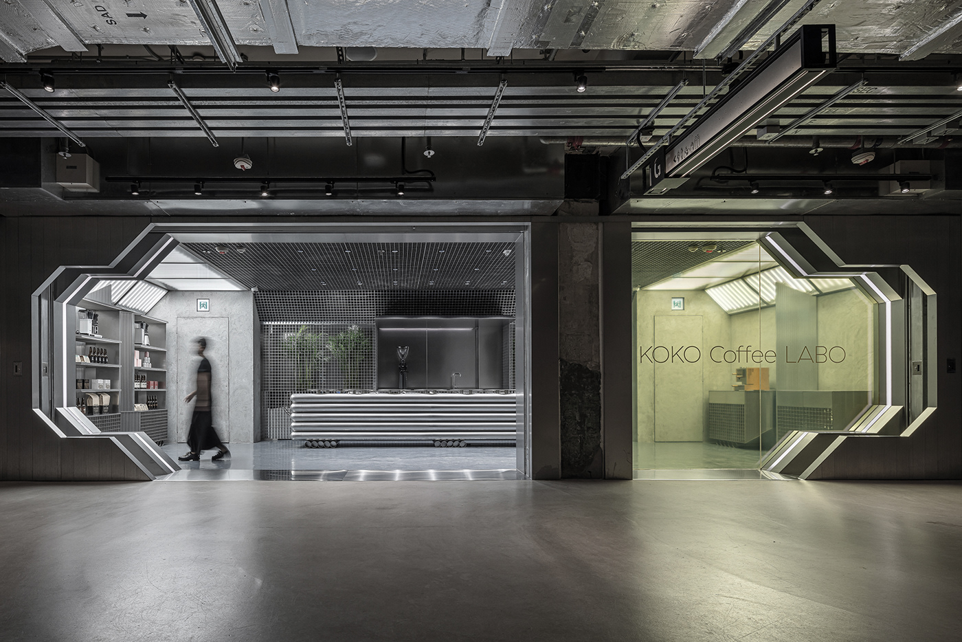 coffee shop，Cold Tone，Industrial wind，Punk Sense，Metal breath，