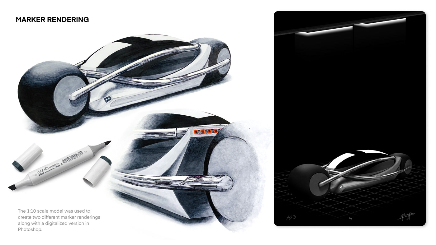 science and technology，motorcycle，concept，