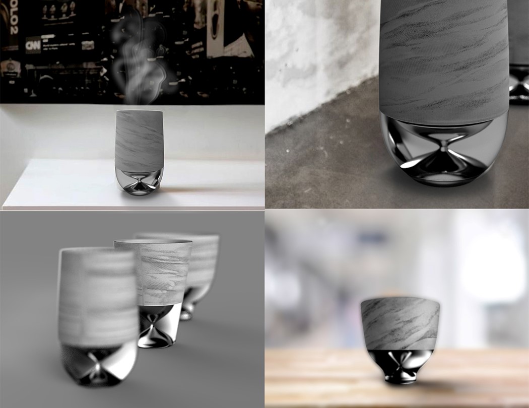 industrial design，product design，tea set，Hourglass teacup，