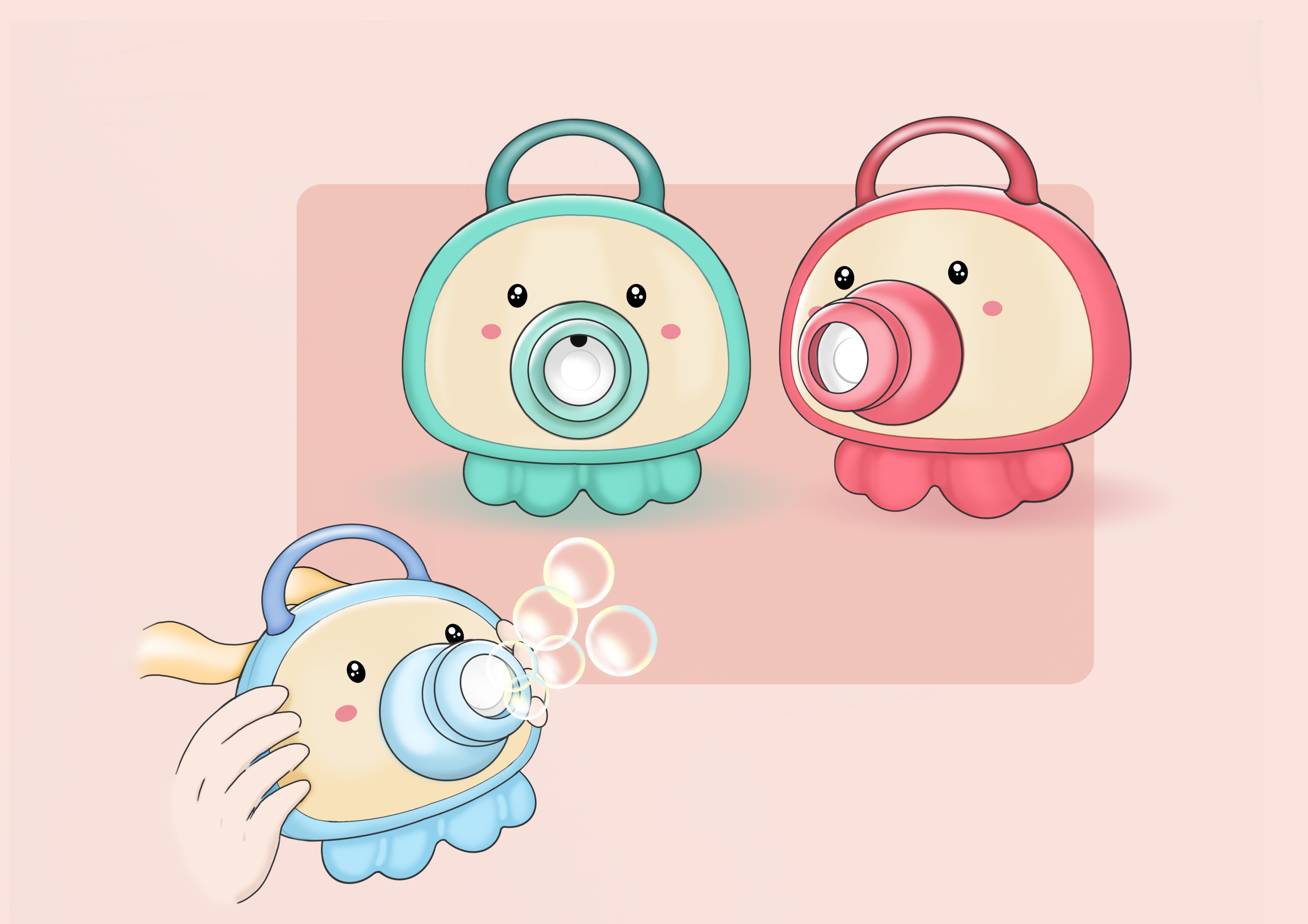 Mother and baby，Toys，