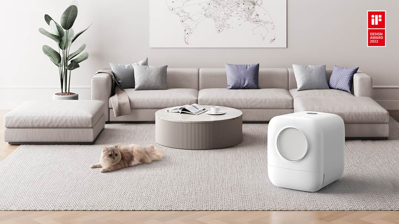 Litter Basin，Pets，Pet Supplies & Pet，Simplicity，Cat Toilet，Fresh air，Home Furnishing，Receive，