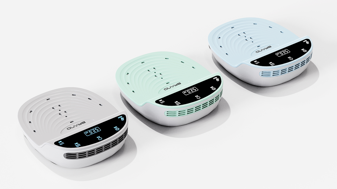 Dry Machine，product design，Appearance design，Household appliances，Rhino modeling，Keyshot rendering，