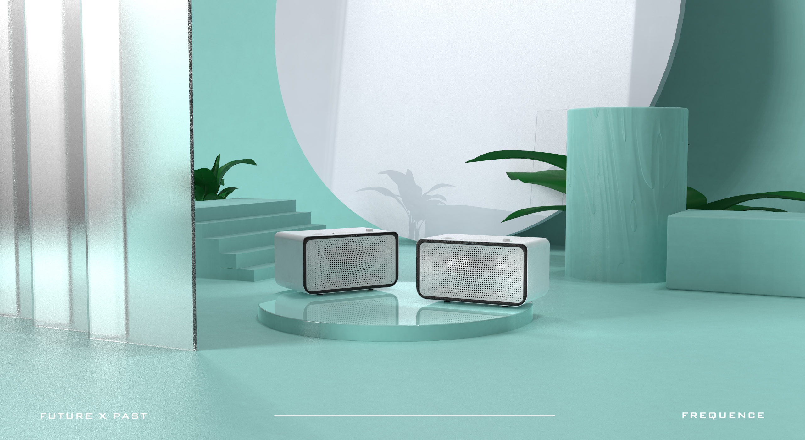 Modeling and rendering，loudspeaker box，