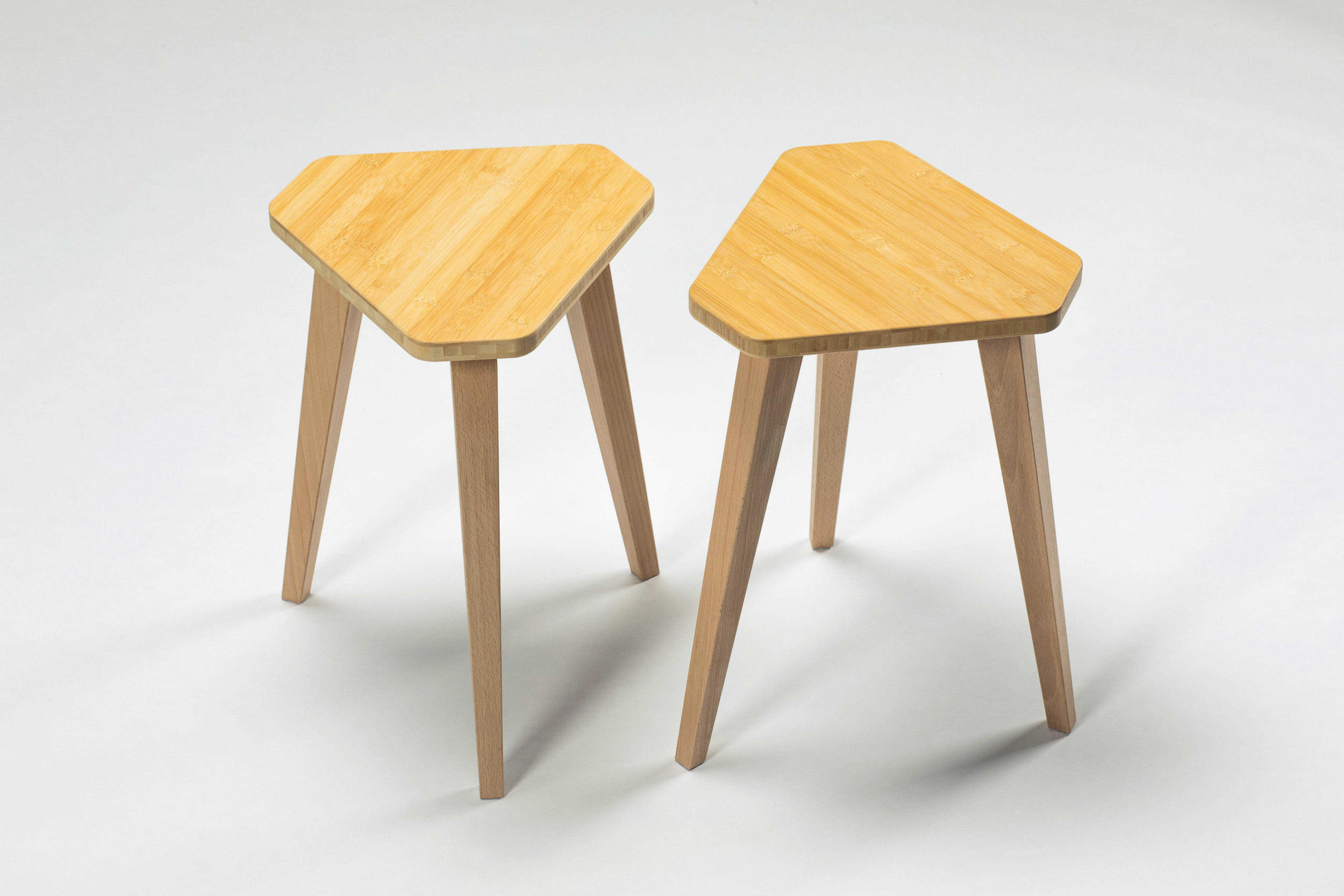 geometry，stool，wood，triangle，bamboo clappers，