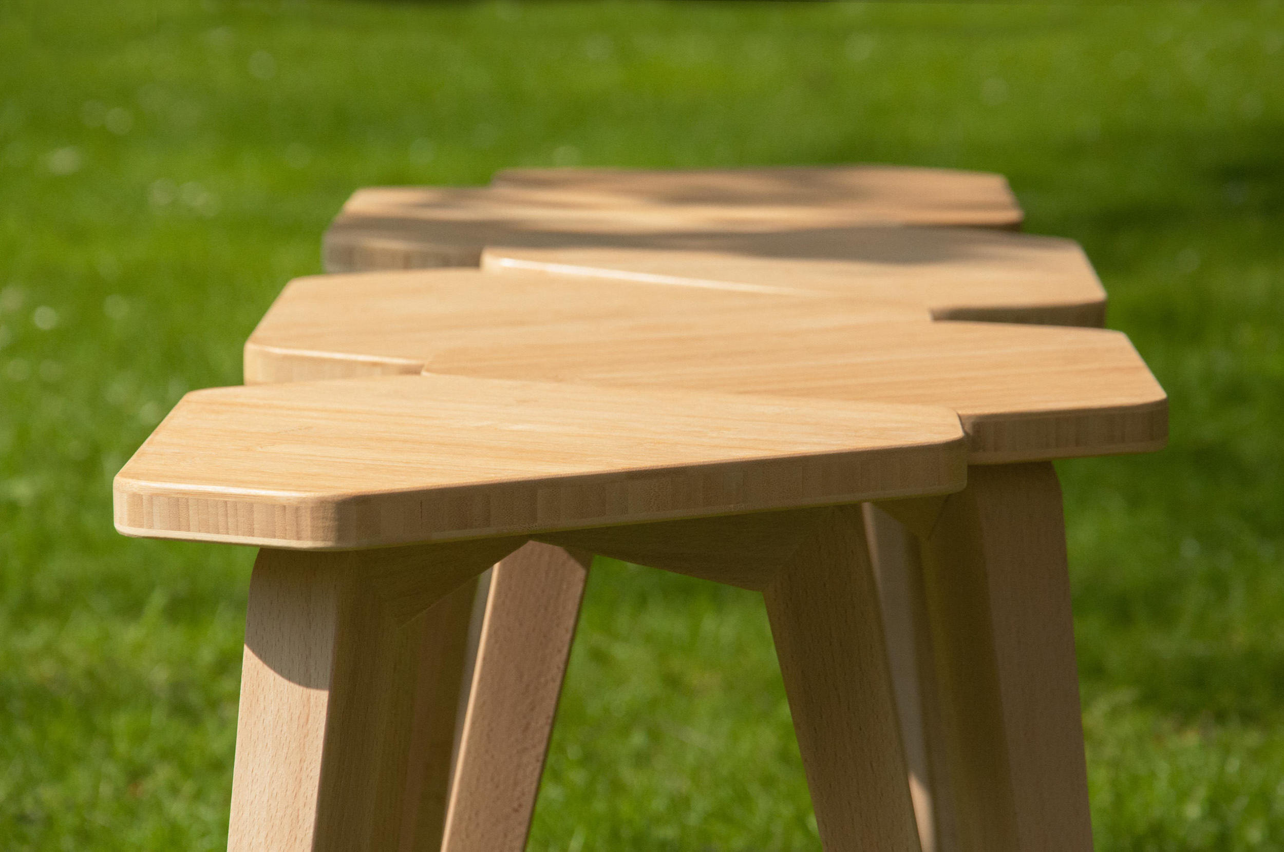 geometry，stool，wood，triangle，bamboo clappers，