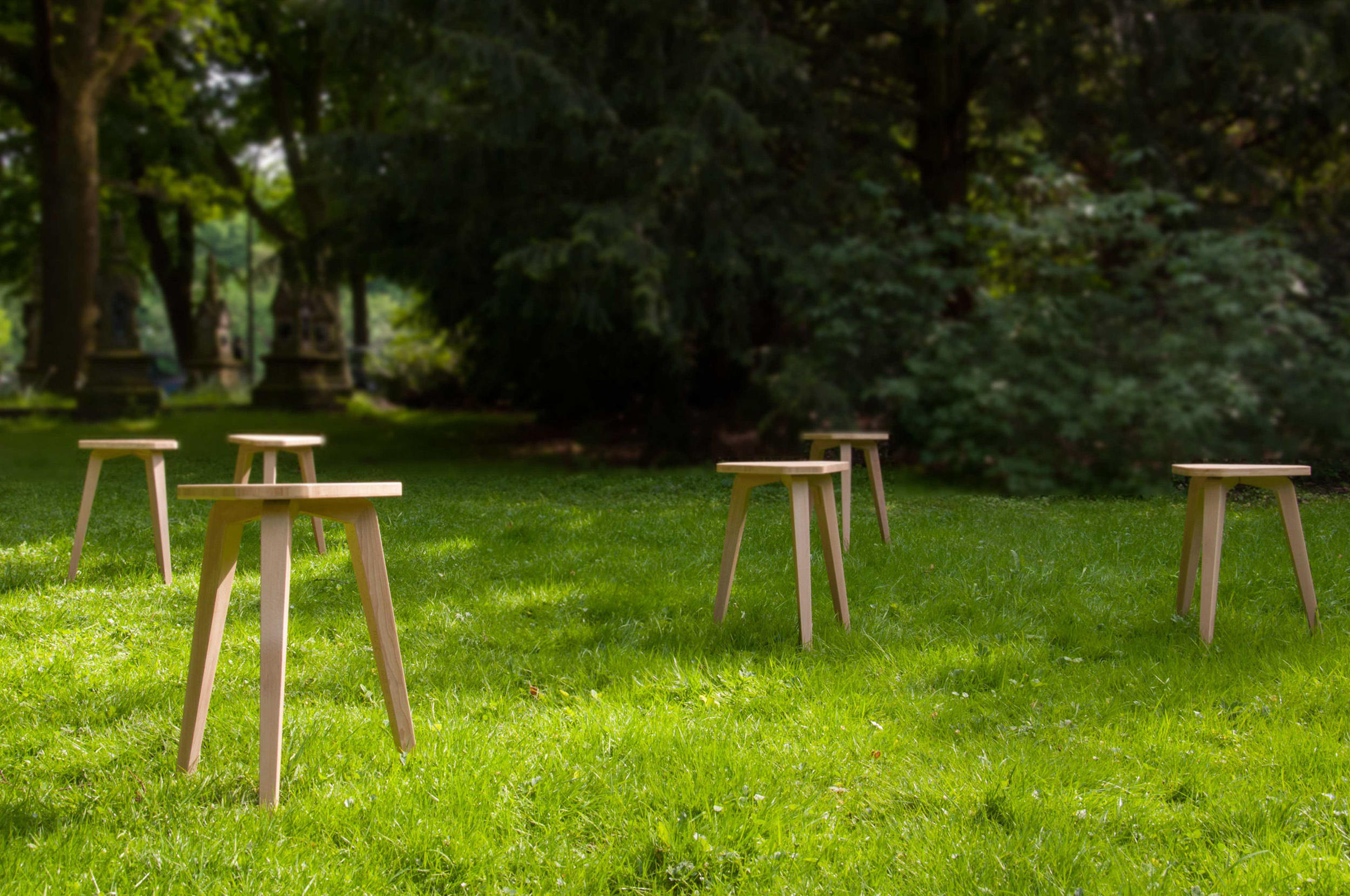 geometry，stool，wood，triangle，bamboo clappers，
