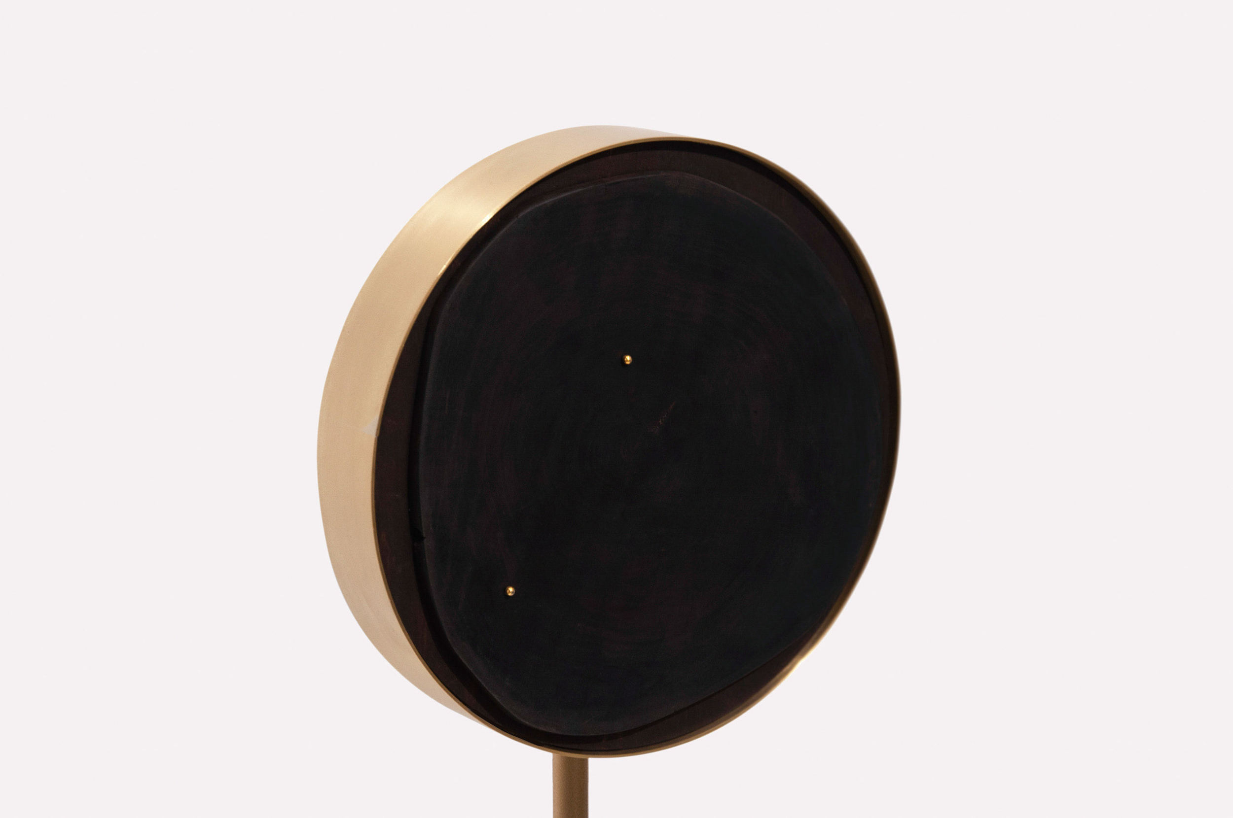 Clock，Magnetic attraction，annual ring，time，wood，