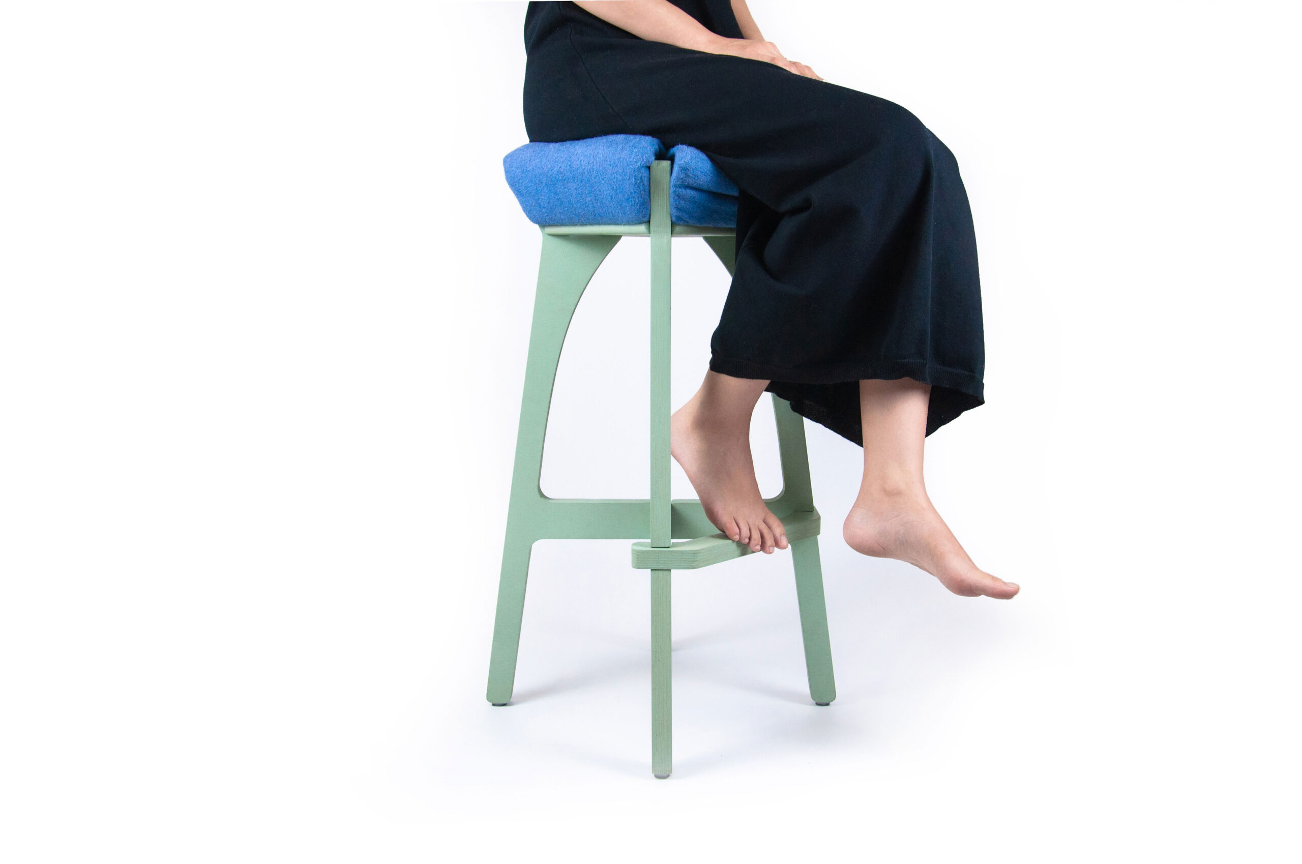 Mushroom，Stool，Mortise and tenon，Solid wood multilayer board，removable ，modern，