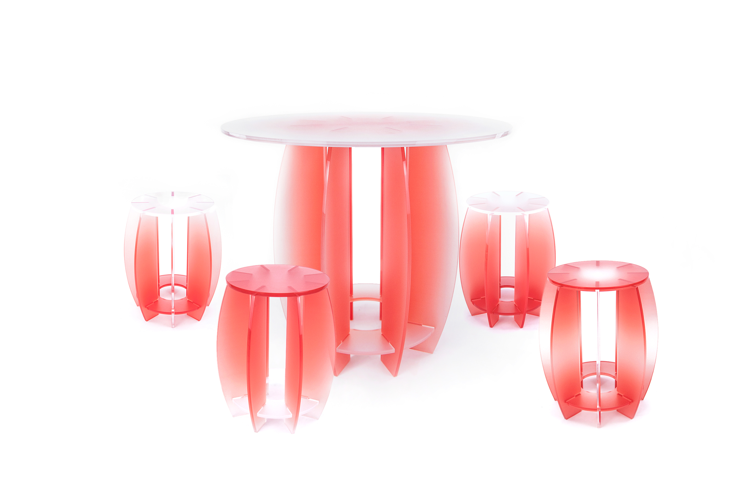 Chinese garden，Drum stool，courtyard，resin glass，Chinese traditional color，