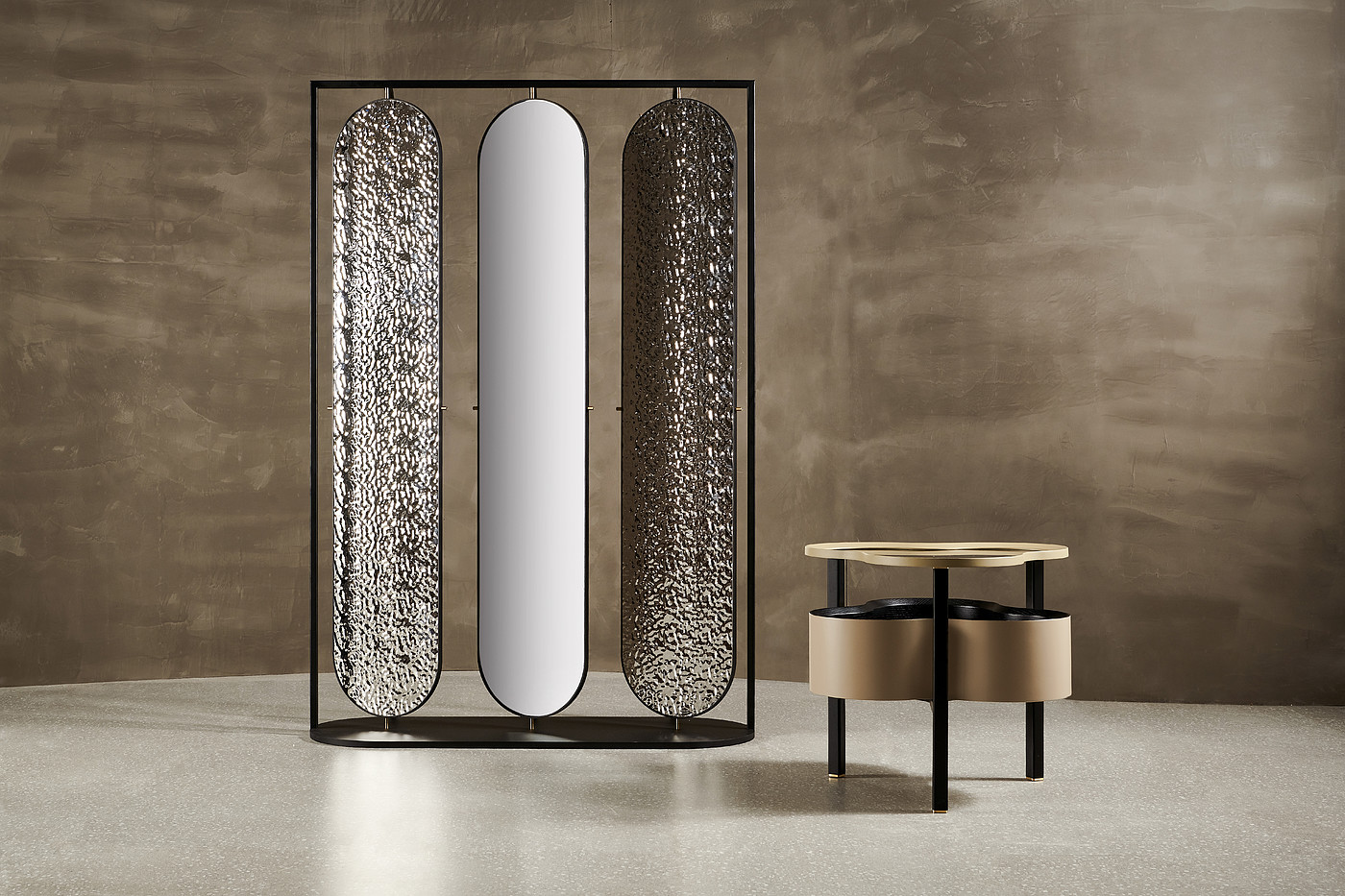 water ripple，stainless steel，Cosmetic mirror，Screen mirror，