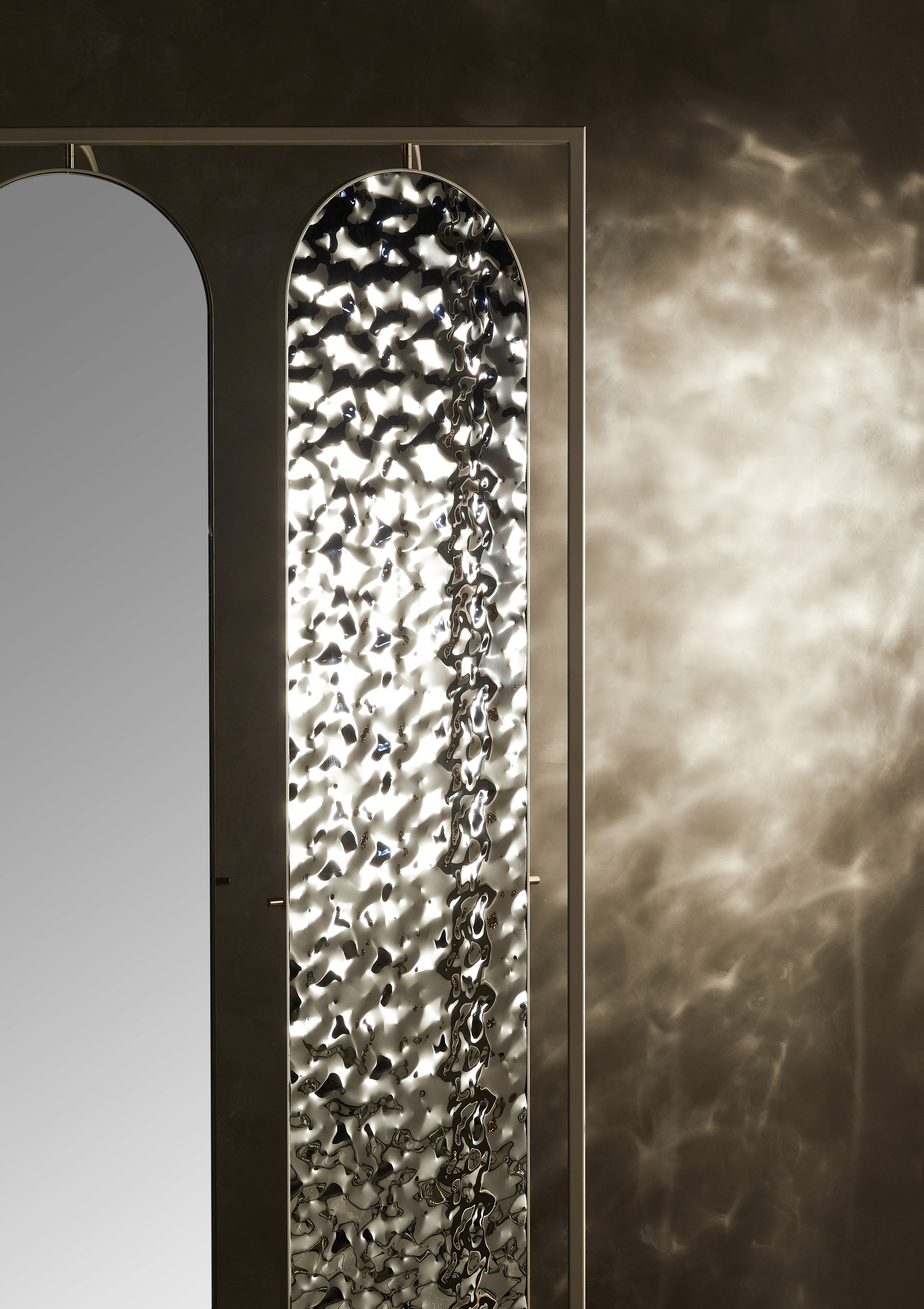 water ripple，stainless steel，Cosmetic mirror，Screen mirror，