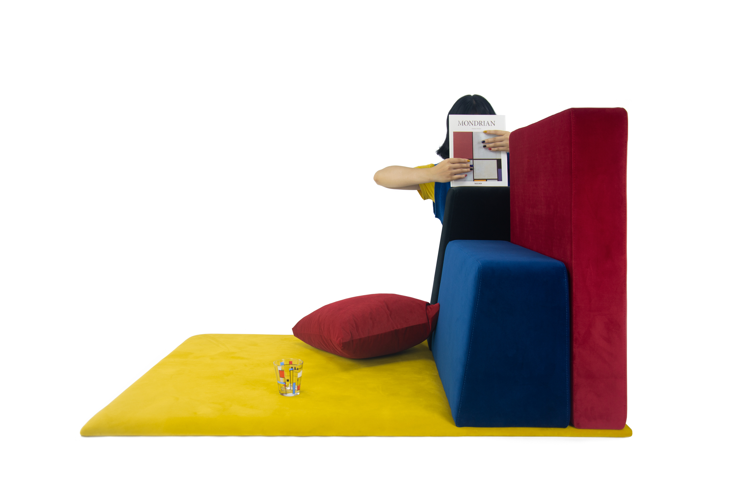 restructure，conceptual design，sofa，Mondrian，