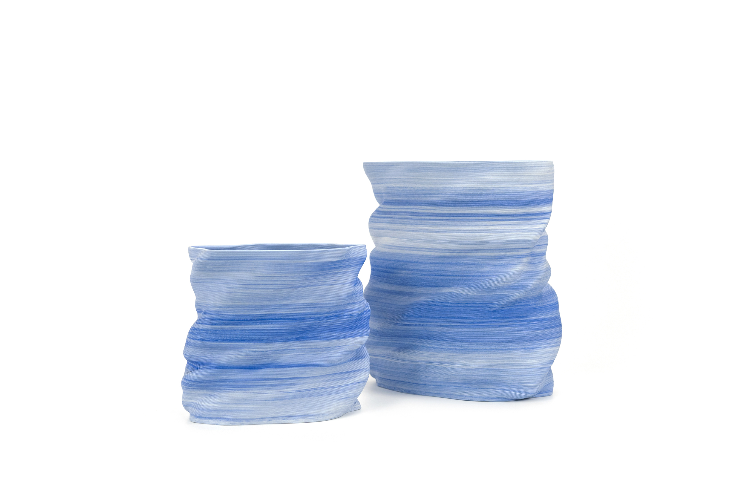 vase，Parameterization，3D printing，Ceramic printing，modern，sea wave，Gradient，