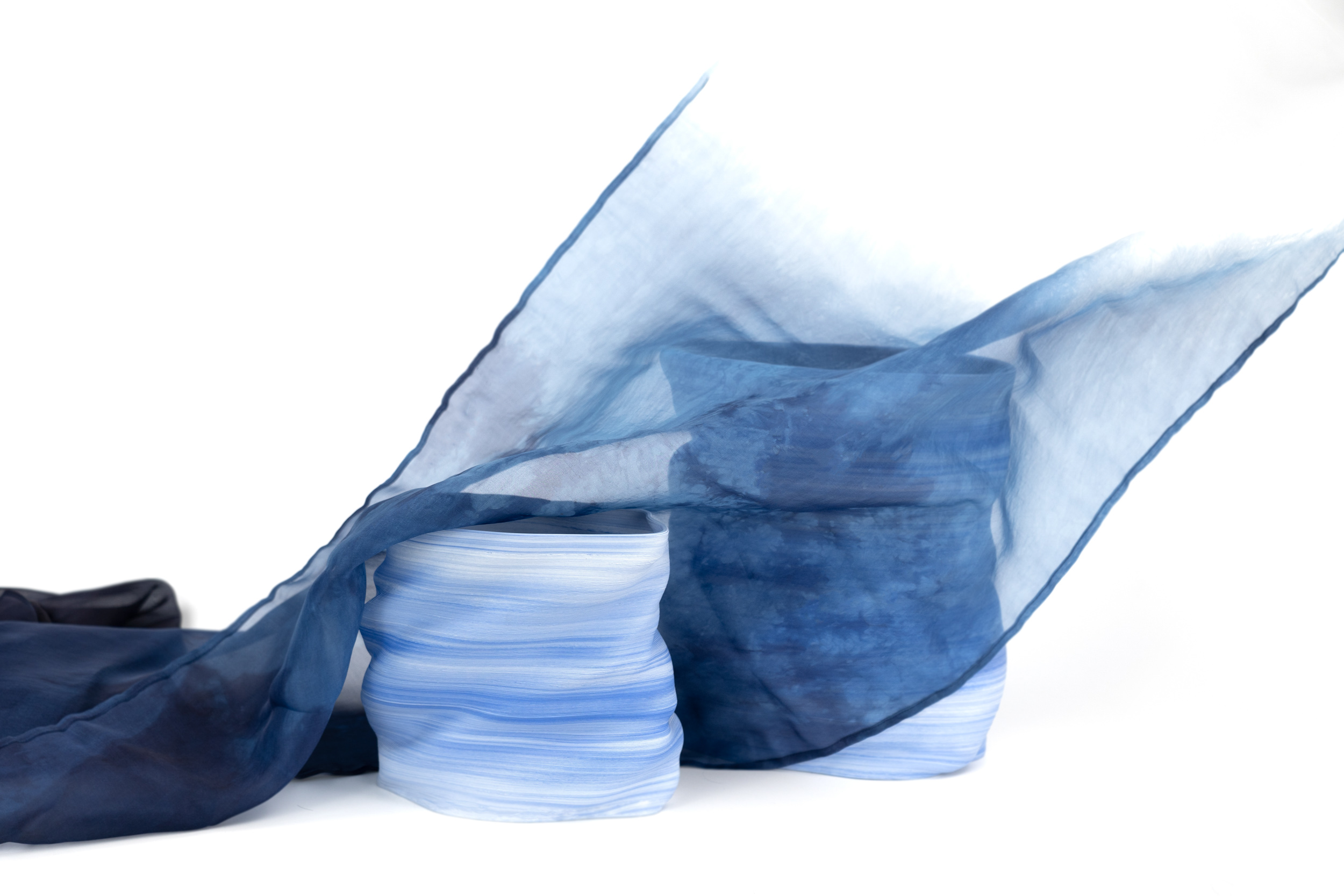 vase，Parameterization，3D printing，Ceramic printing，modern，sea wave，Gradient，