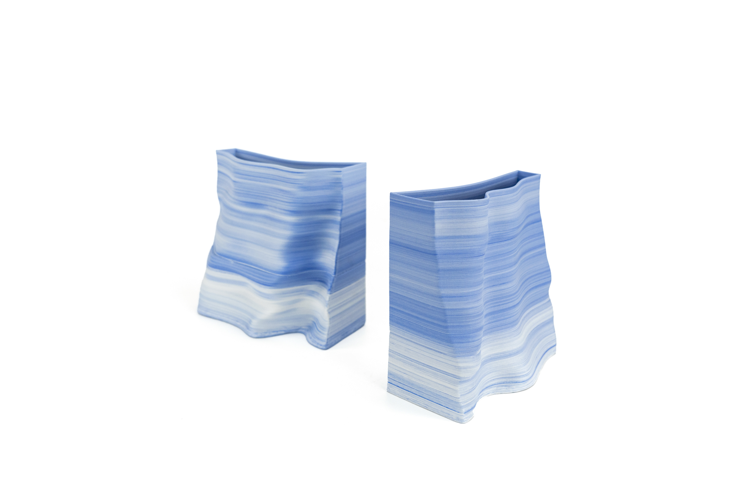 vase，Parameterization，3D printing，Ceramic printing，modern，sea wave，Gradient，
