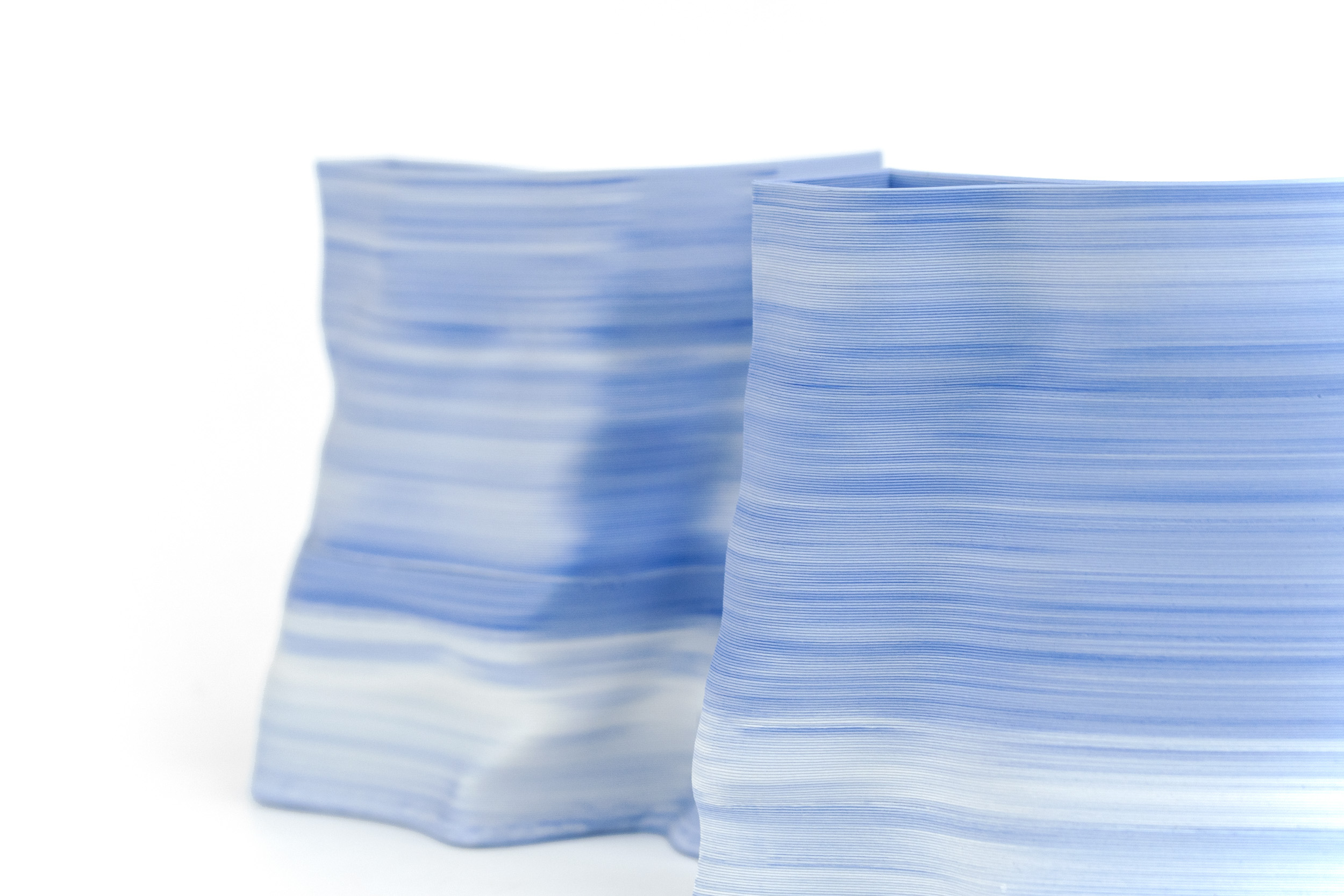 vase，Parameterization，3D printing，Ceramic printing，modern，sea wave，Gradient，