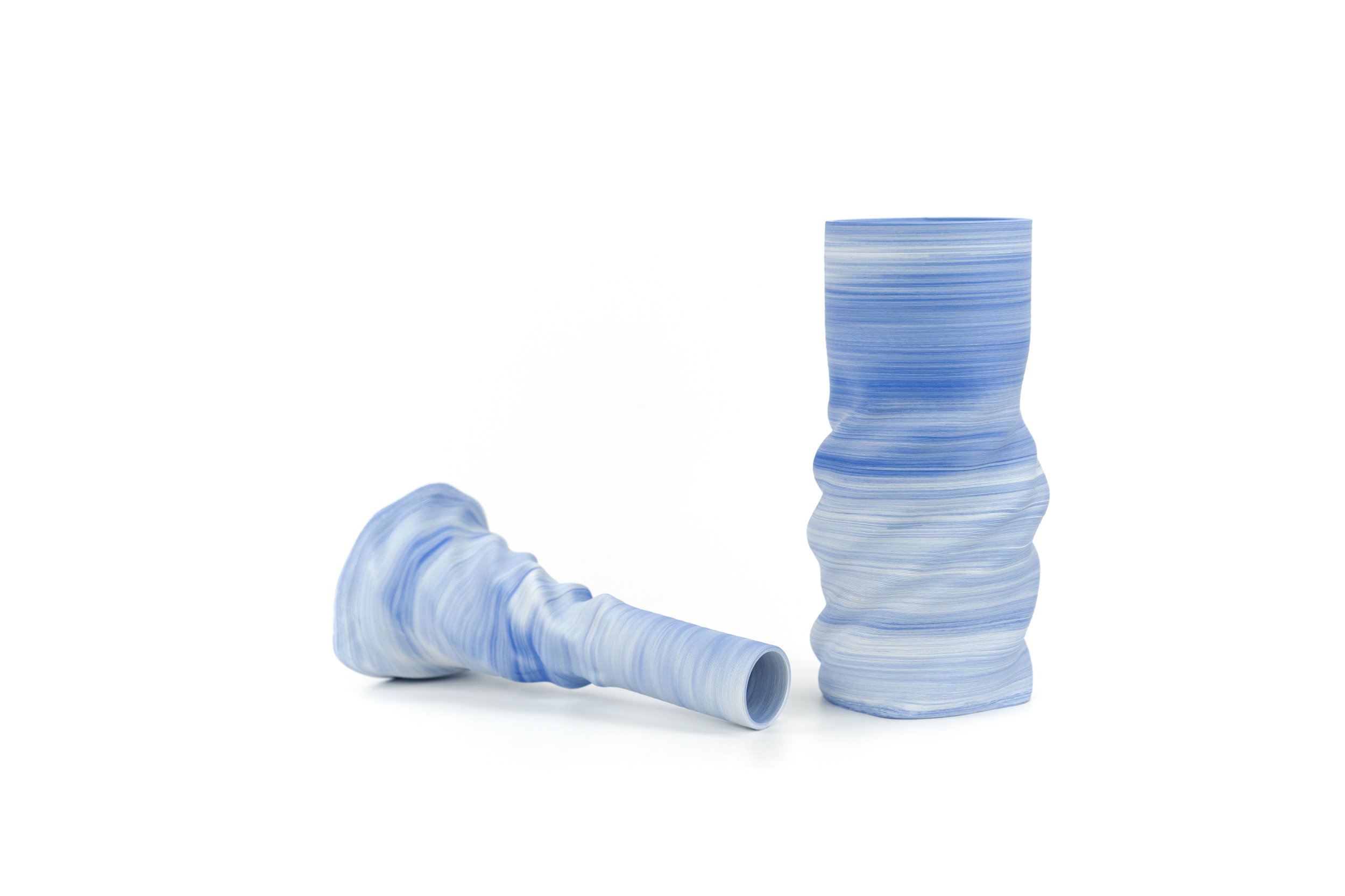 vase，Parameterization，3D printing，Ceramic printing，modern，sea wave，Gradient，