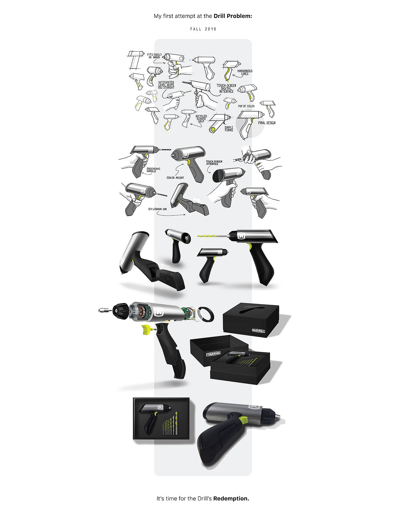 Adobe，bit，Drill，product design，Model，Render，tool，