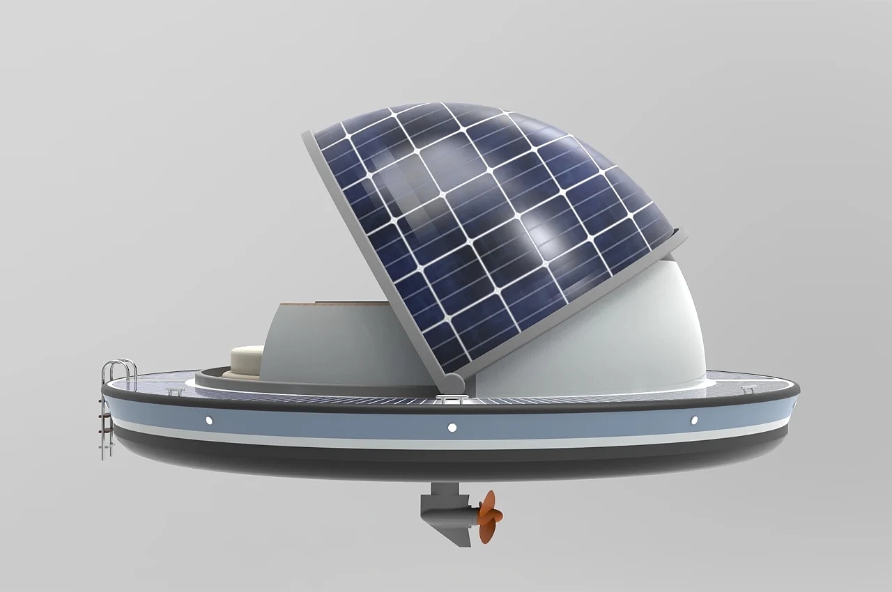 Floating device，Water hospitality，conceptual design，on vacation，