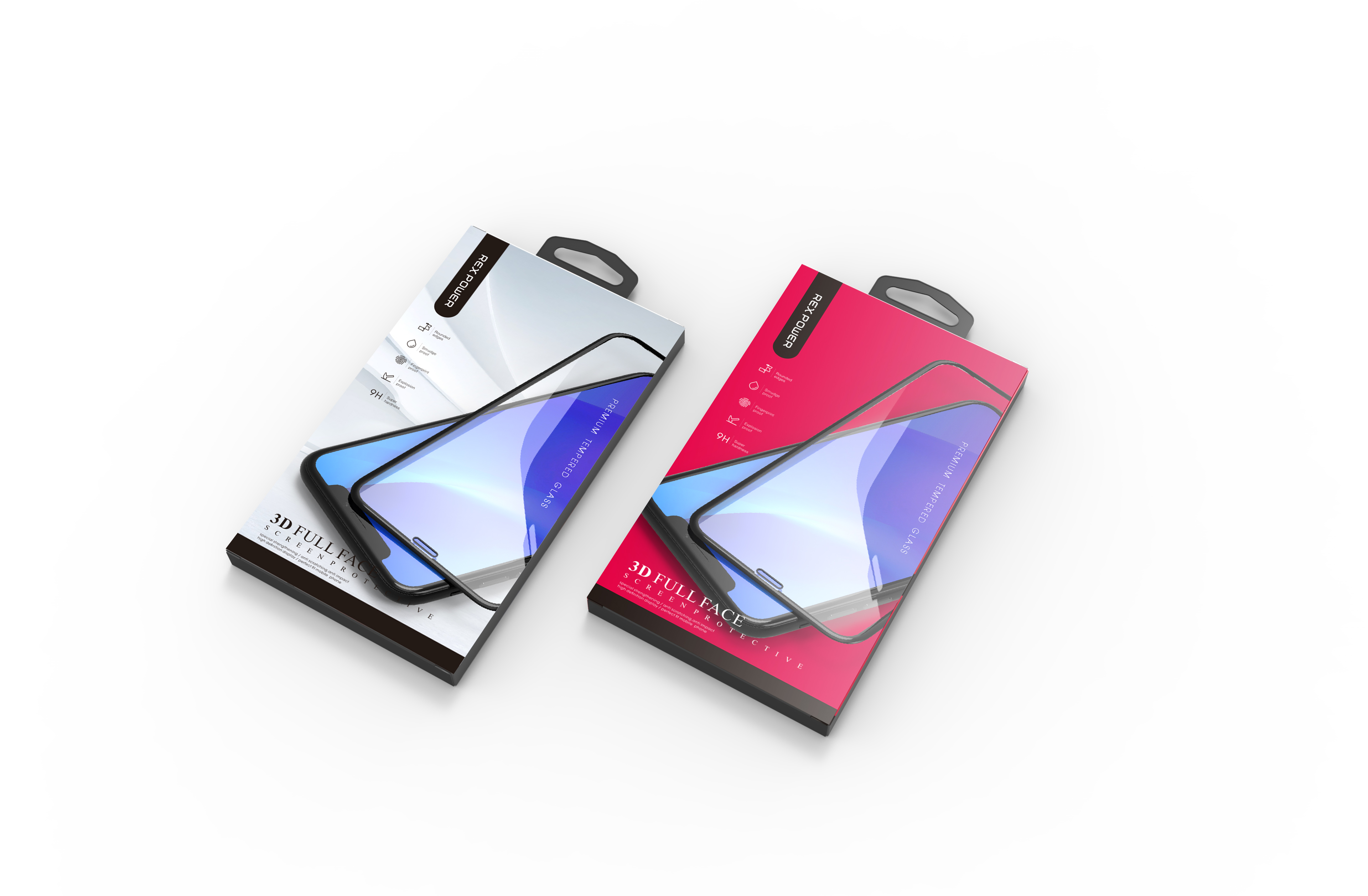 Steel film，3C accessories，packing design，Product packaging，Digital electronics，Protective film design，Glass film，Brand design，