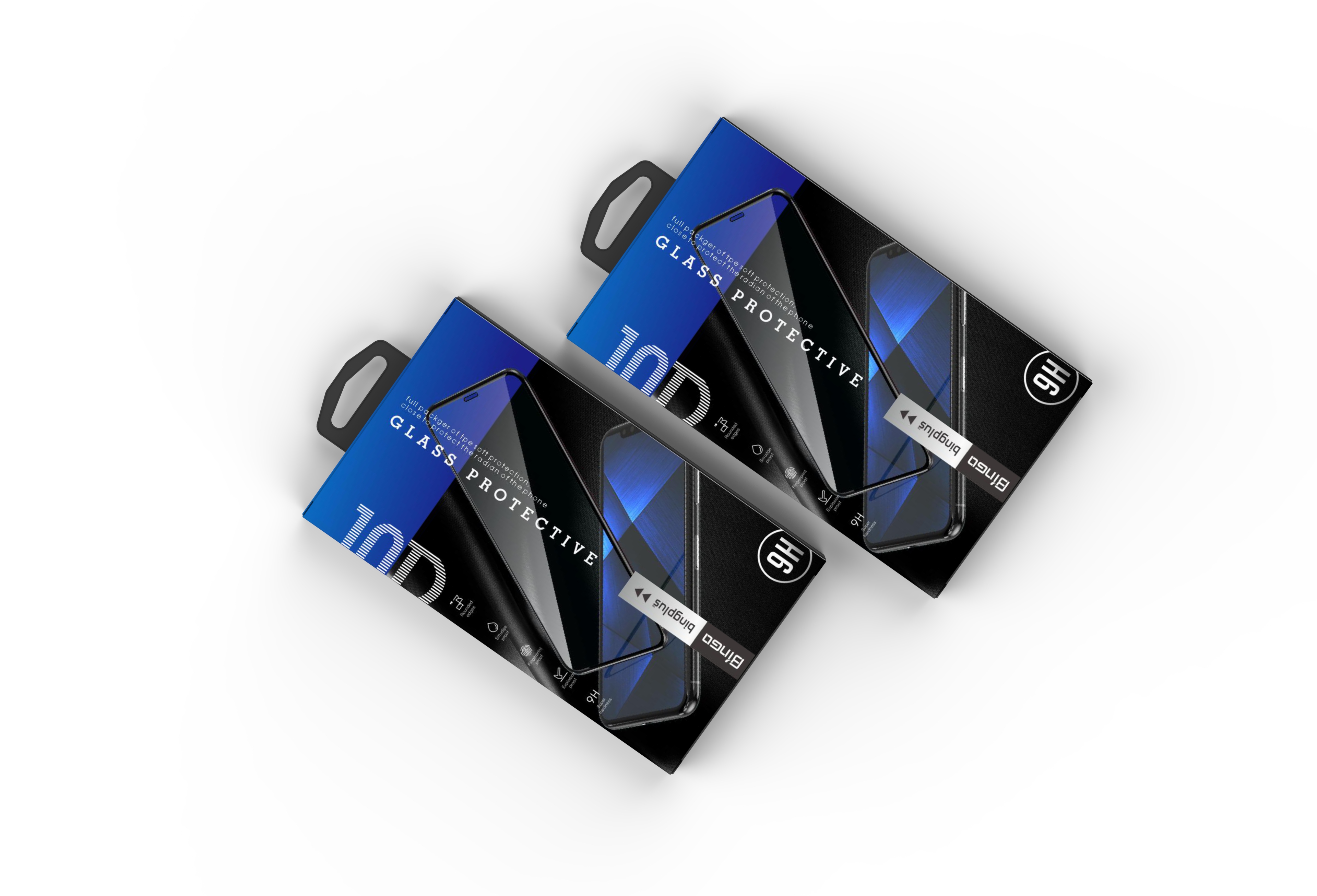 Steel film，3C accessories，packing design，Product packaging，Digital electronics，Protective film design，Glass film，Brand design，