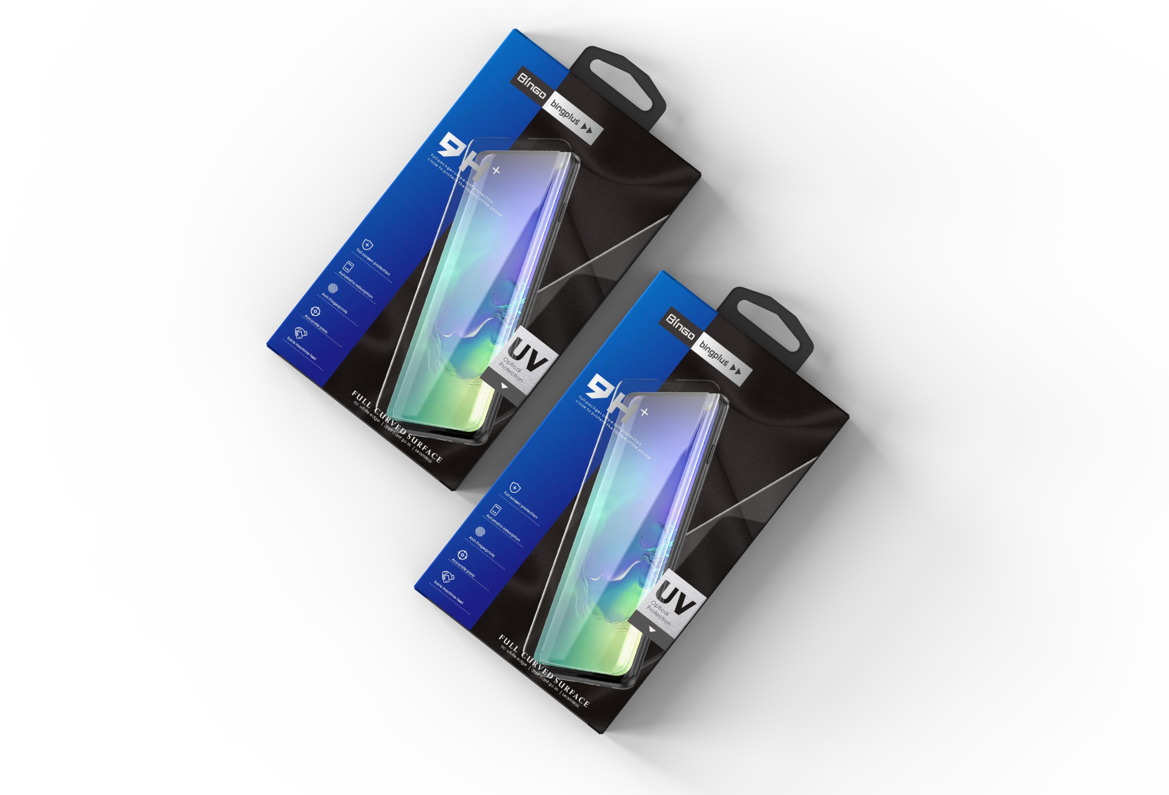 Steel film，3C accessories，packing design，Product packaging，Digital electronics，Protective film design，Glass film，Brand design，