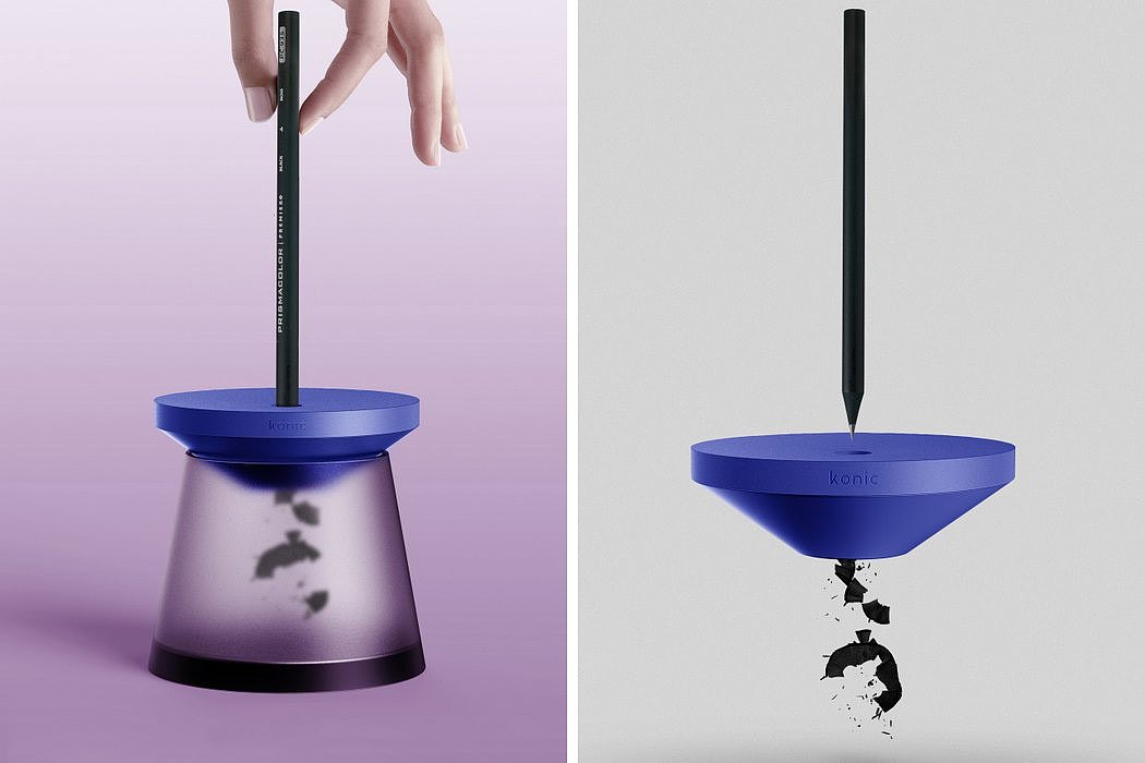 Konik，Stationery，pencil sharpener，product design，