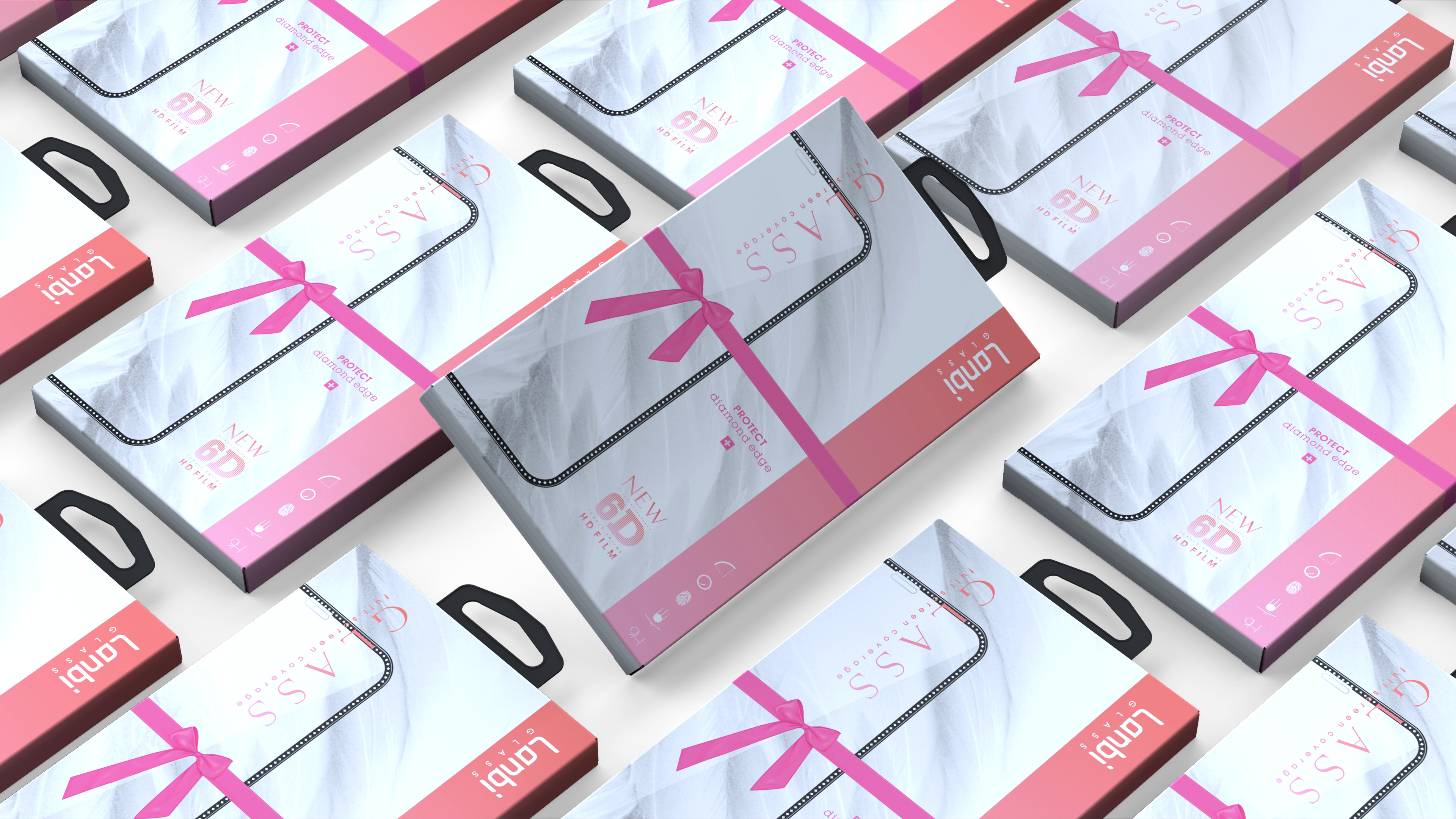 Steel film，3C accessories，packing design，Product packaging，Digital electronics，Protective film design，Glass film，Brand design，