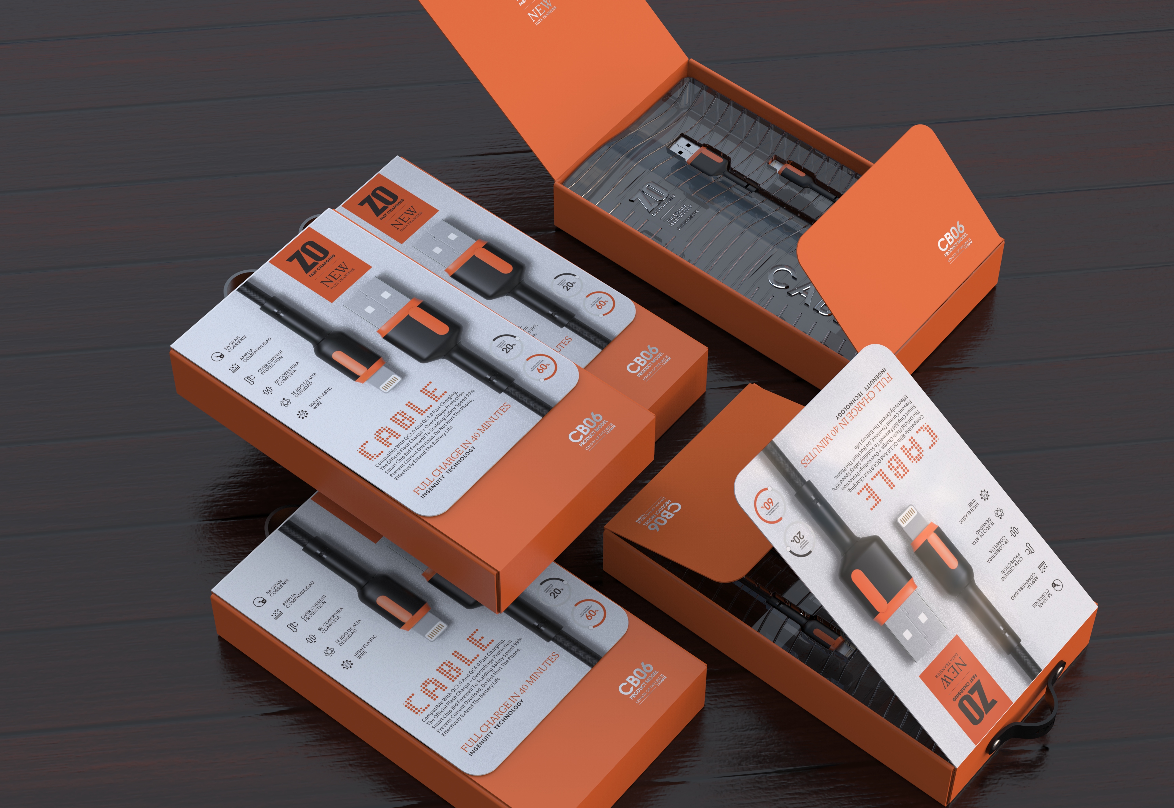 data line，3C digital，packing design，Digital electronics，Data line packaging，Mobile phone peripheral，online retailers，