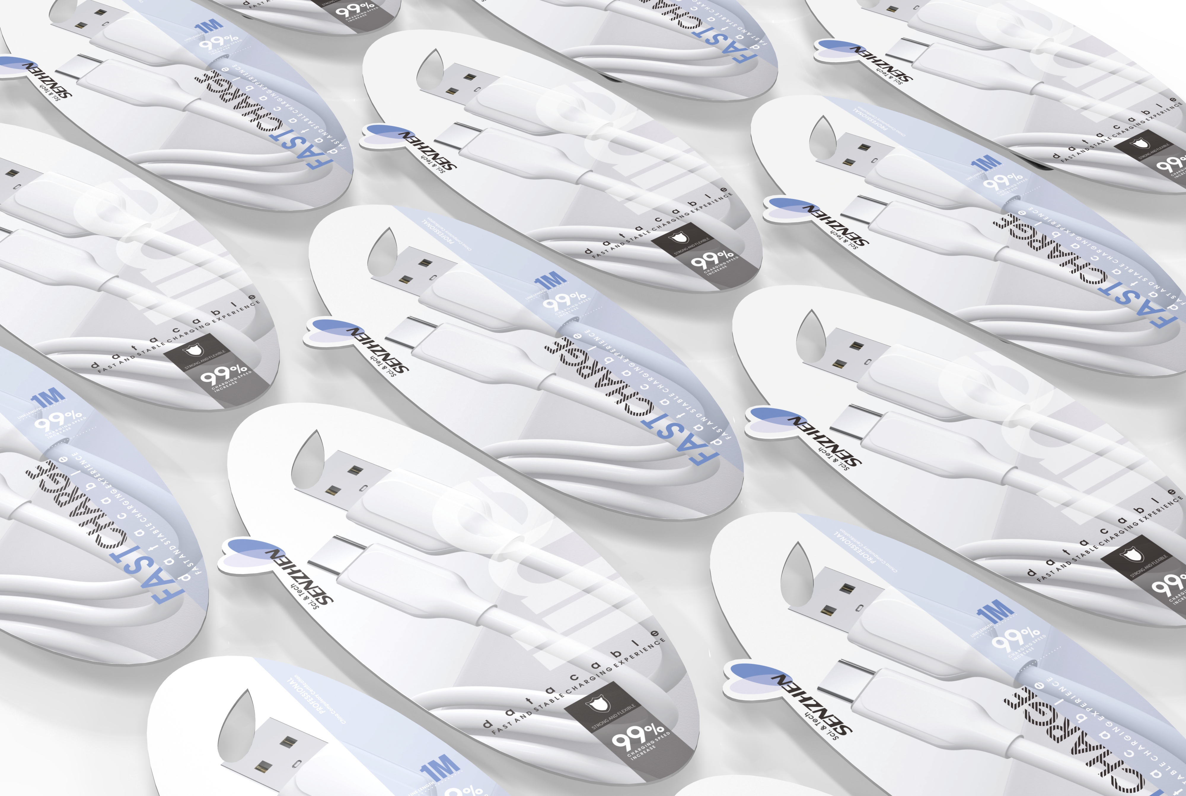 data line，3C digital，packing design，Digital electronics，Data line packaging，Mobile phone peripheral，online retailers，