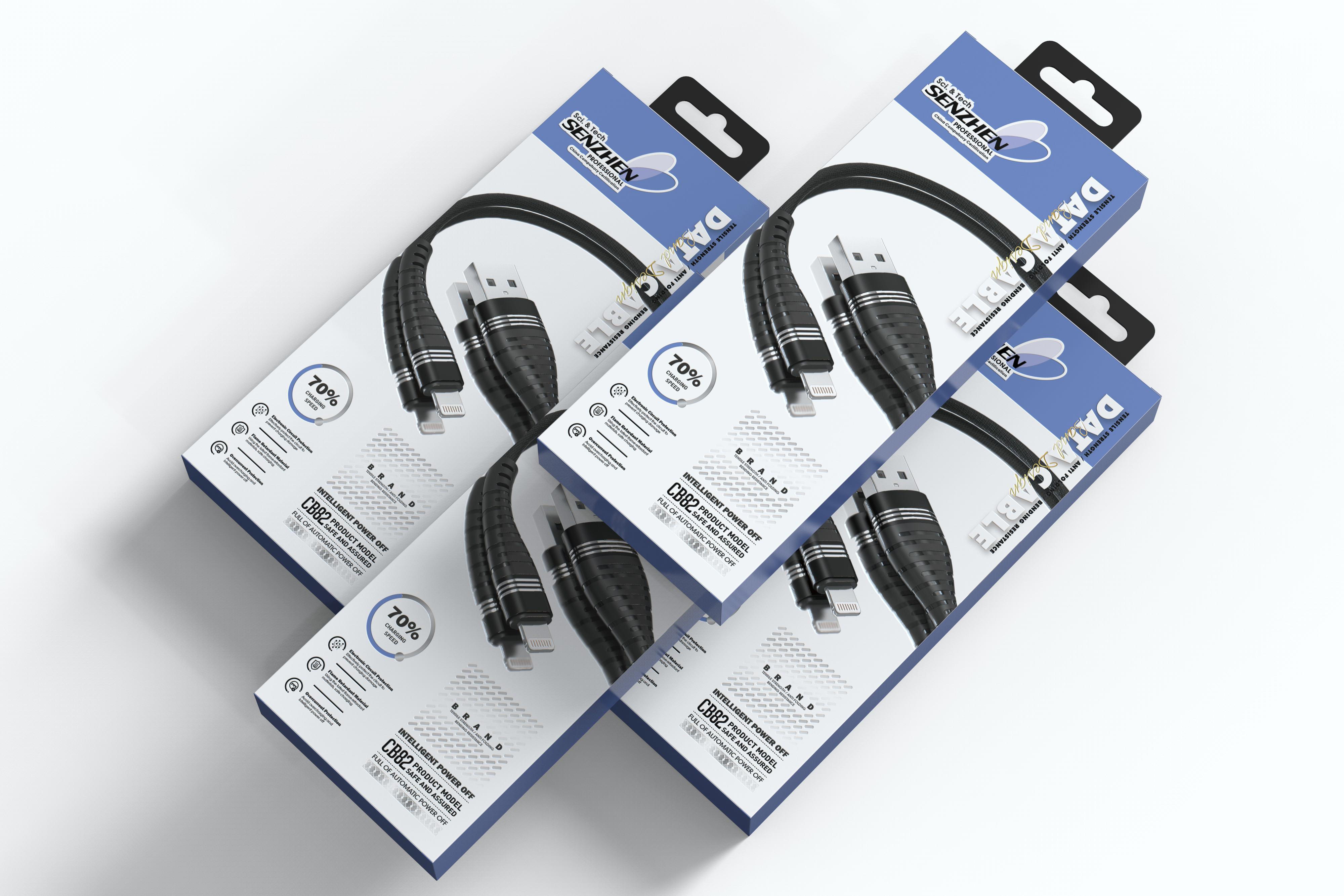 data line，3C digital，packing design，Digital electronics，Data line packaging，Mobile phone peripheral，online retailers，