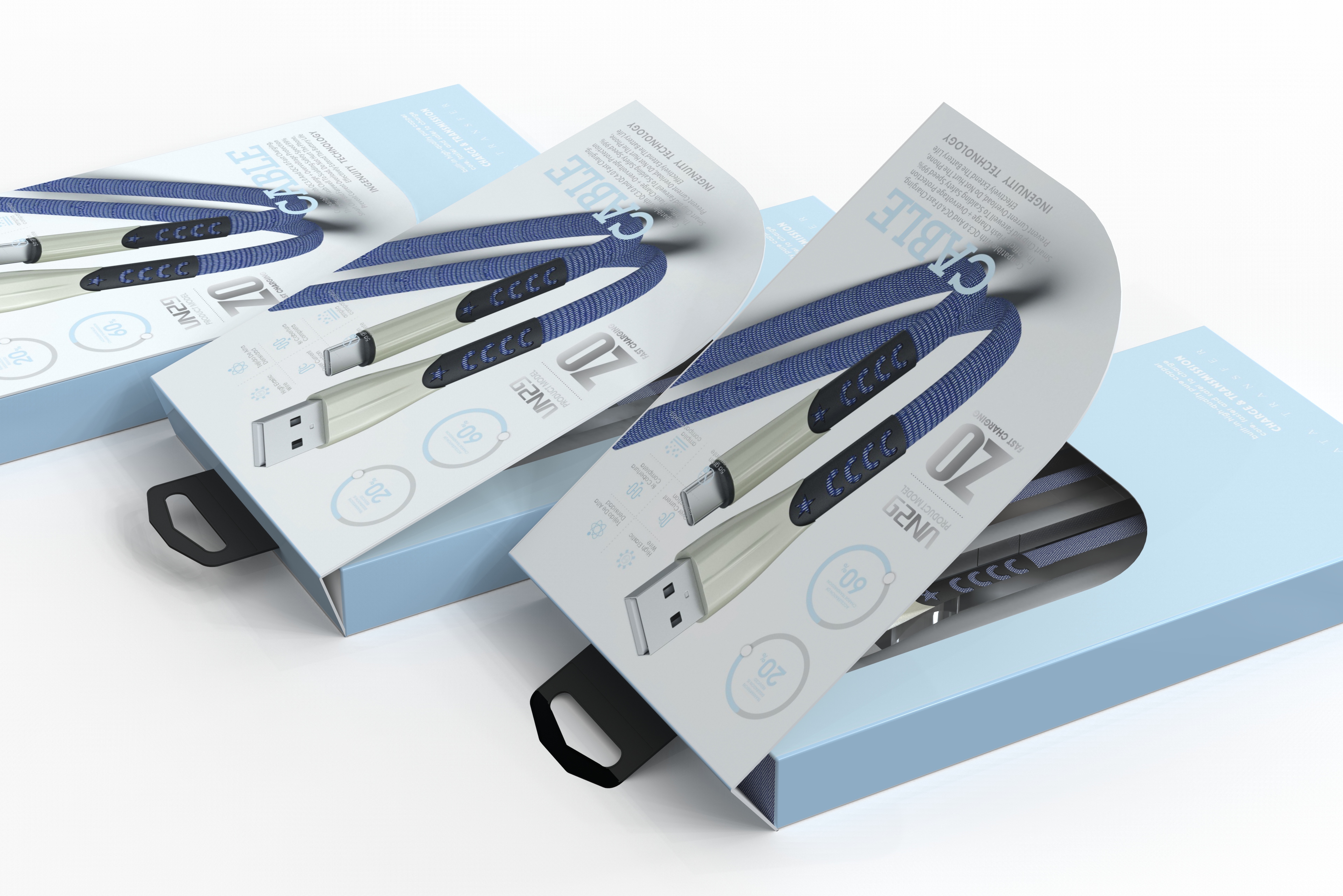 data line，3C digital，packing design，Digital electronics，Data line packaging，Mobile phone peripheral，online retailers，