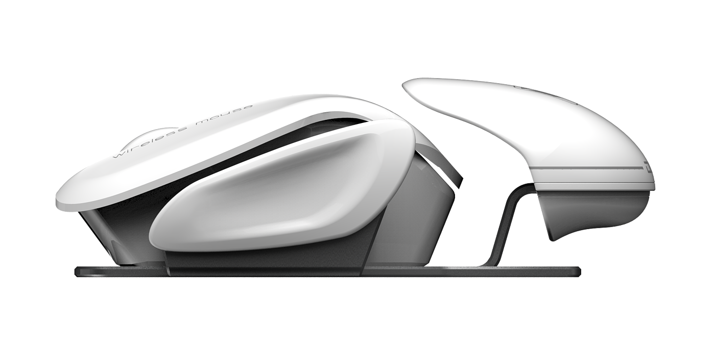 Wireless mouse, round temperature design，