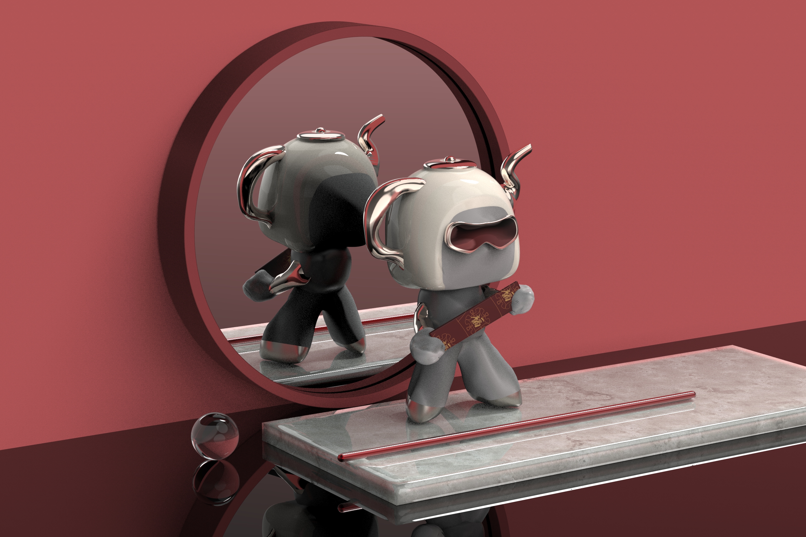 Tide play，IP image，Cartoon，Cool，