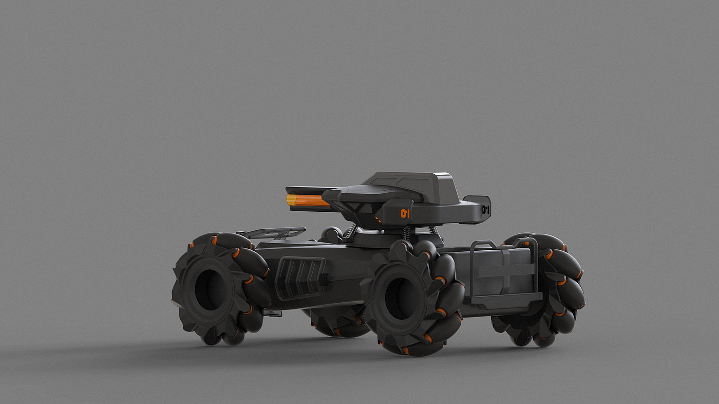 Mecha，Toy car，Mecanum wheel ，vehicle，science fiction，