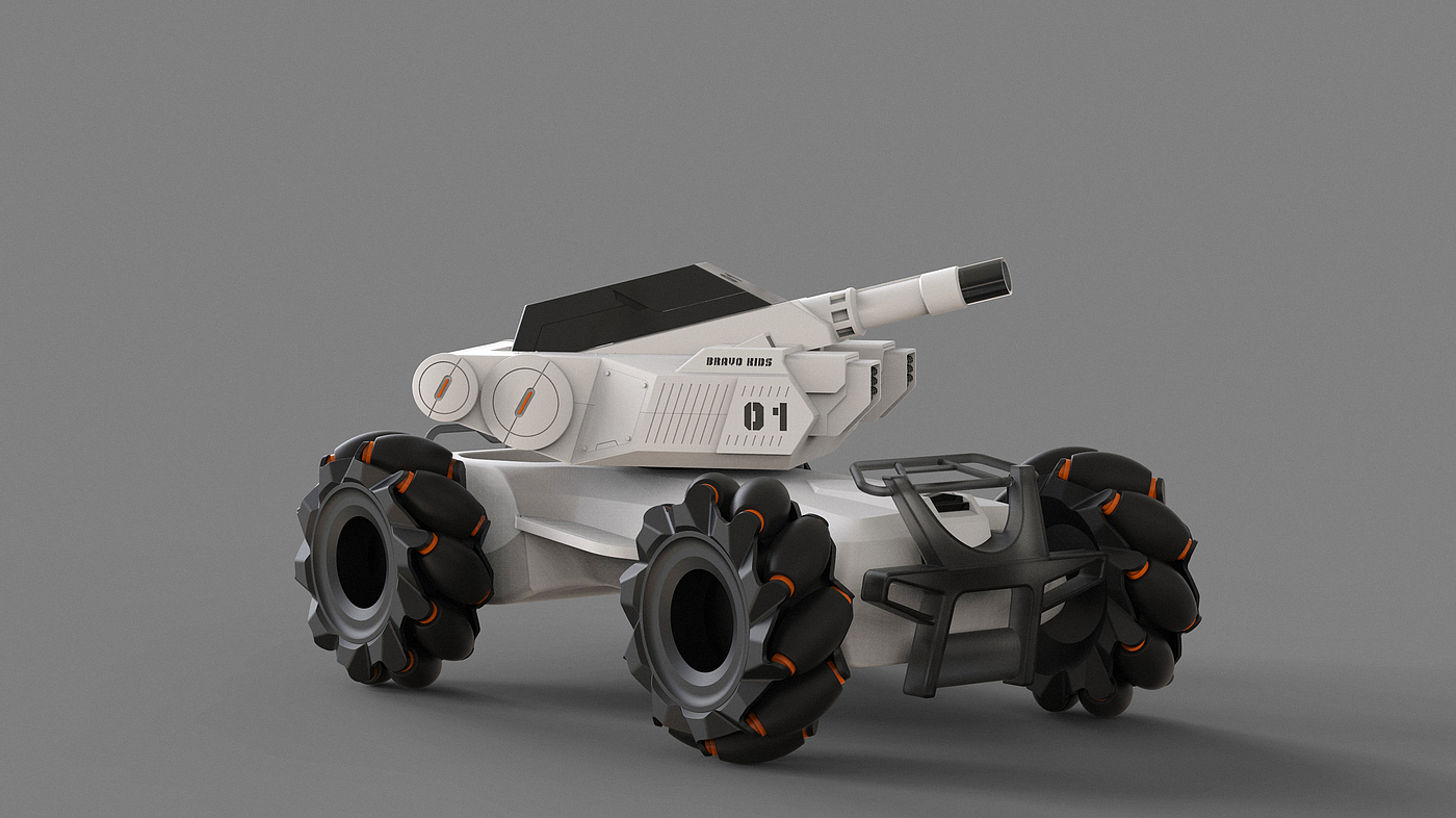 Mecha，Toy car，Mecanum wheel ，vehicle，science fiction，